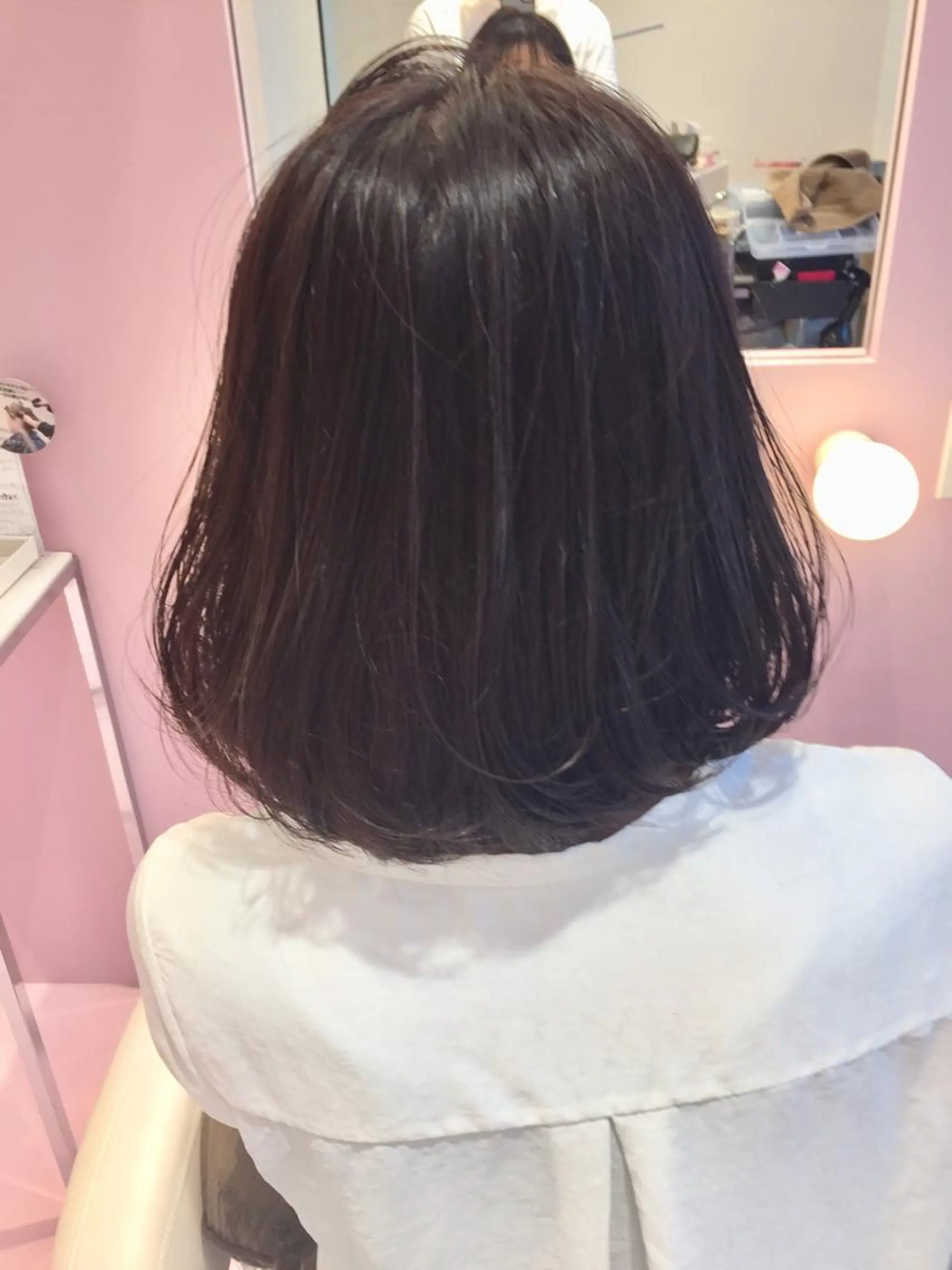 ミディアム アッシュ カット ヘアカラー トリートメント 所渉/韓国レイヤー /ウルフカットのヘアスタイル