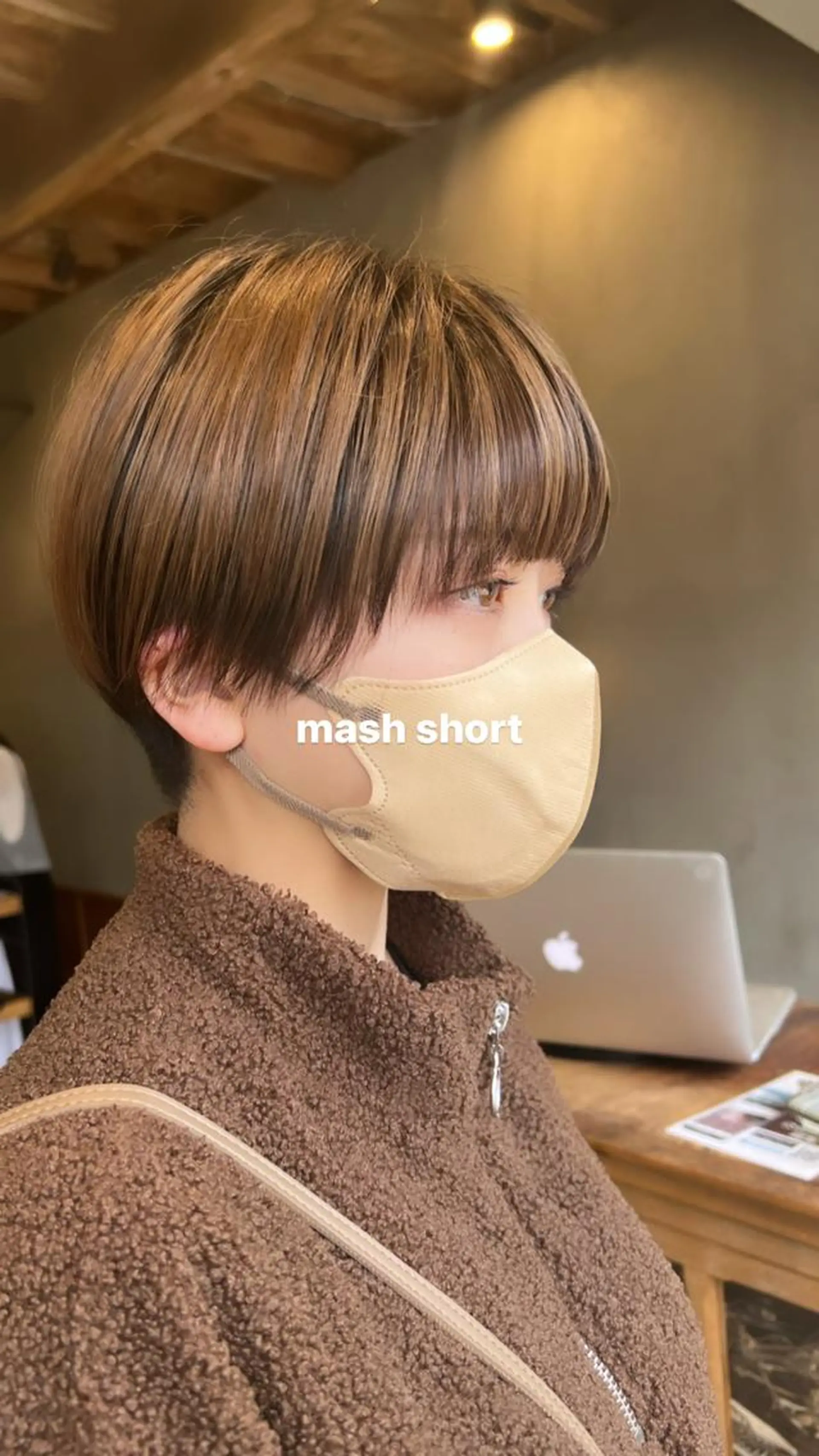 ショート 目黒 彩花のヘアスタイル