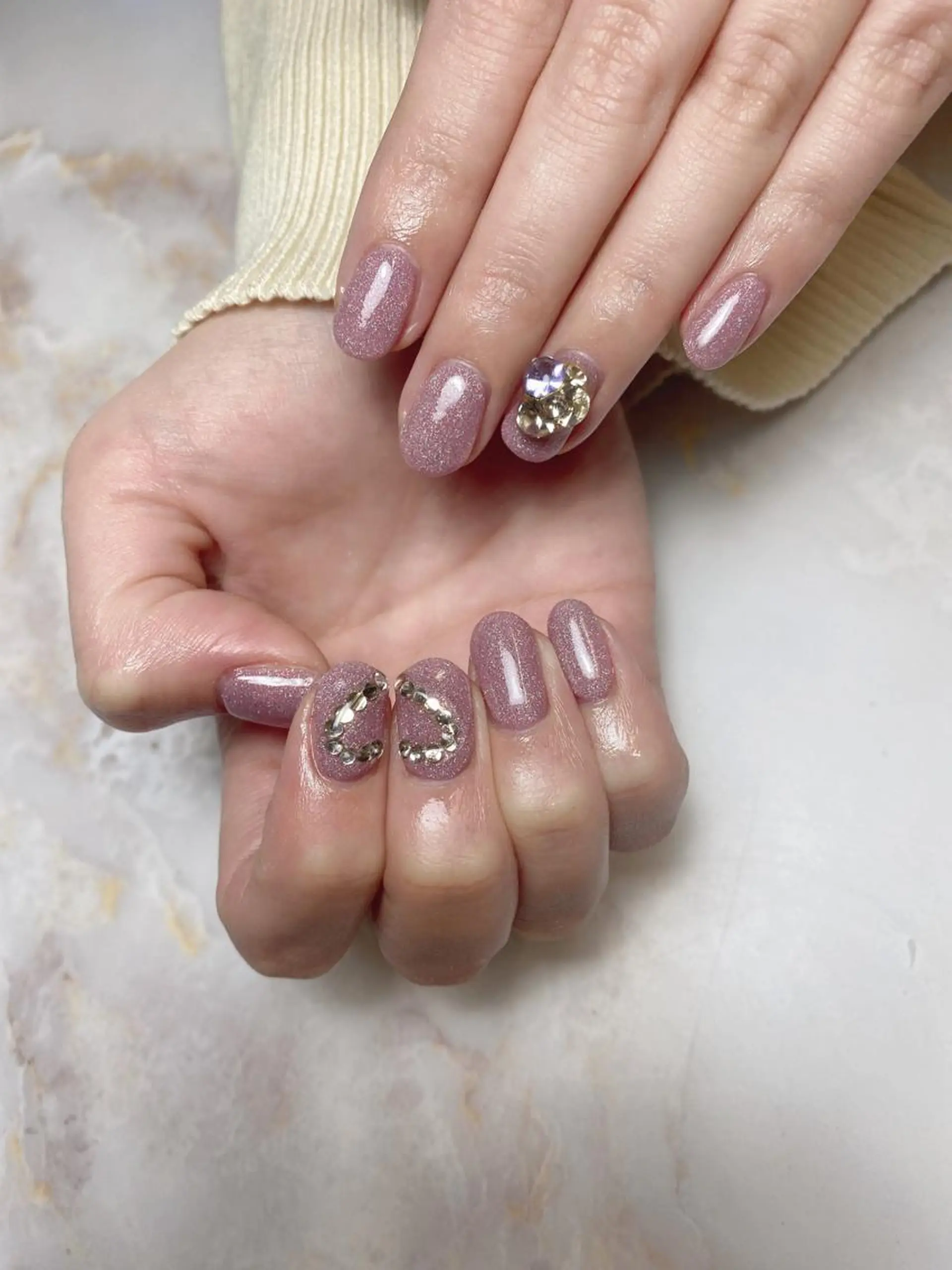 ミディアム ネイル Reonail 💕Kana💕のネイルデザイン
