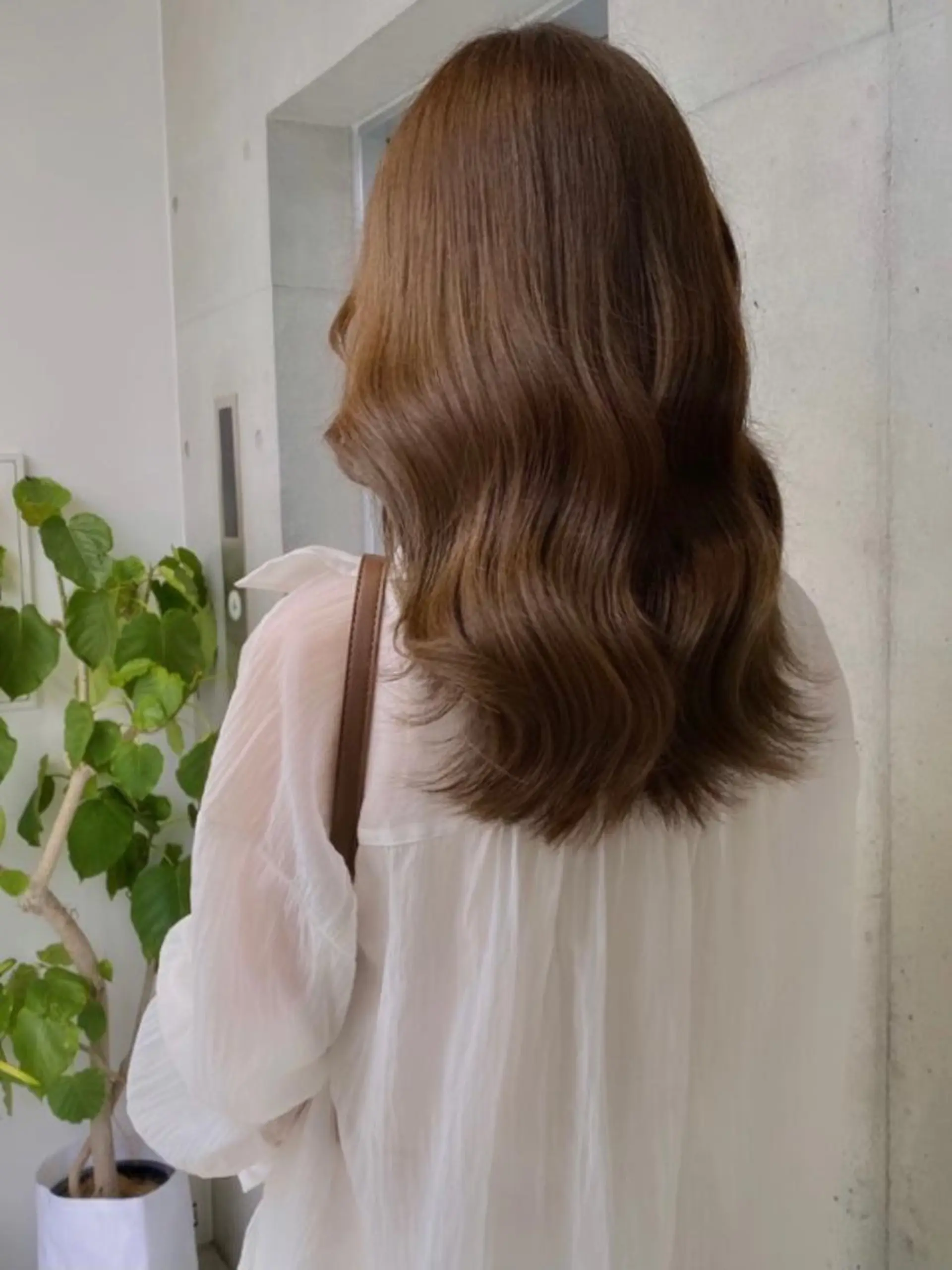 セミロング カット ヘアカラー トリートメント 🌫️大人韓国ヘア 🌫️naoyaのヘアスタイル