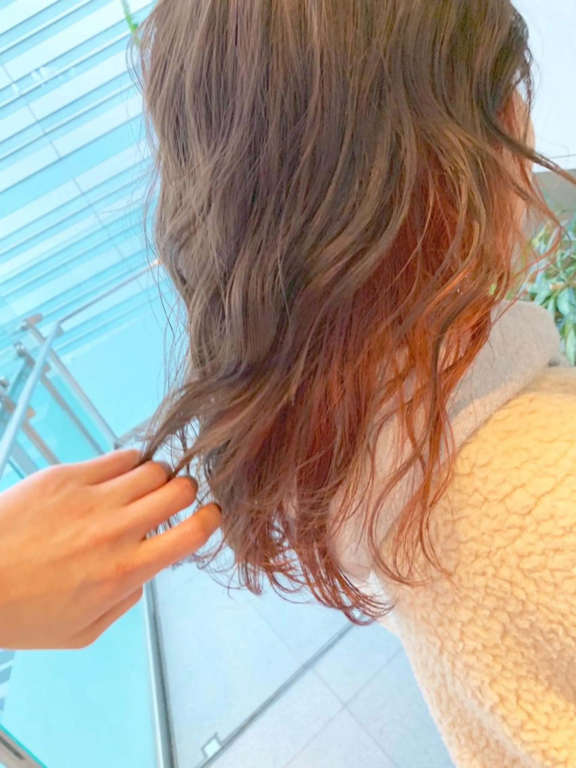 ミディアム カラー ヘアカラー トリートメント 東北No.1完全個室 💐梶谷社長のヘアスタイル