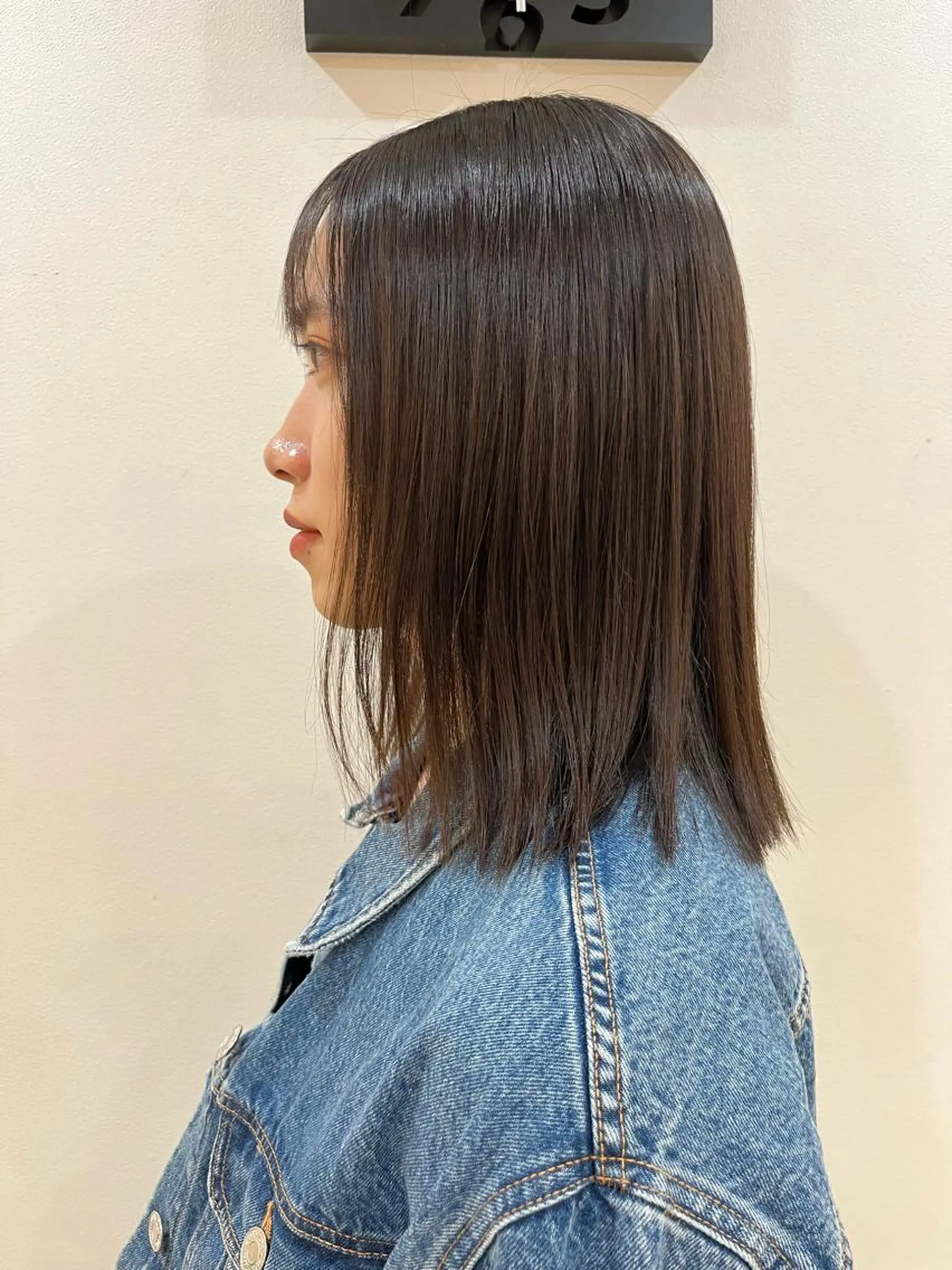 ミディアム パーマ メンズ カット 縮毛矯正 トータルビューティー K:R鶴川のヘアスタイル