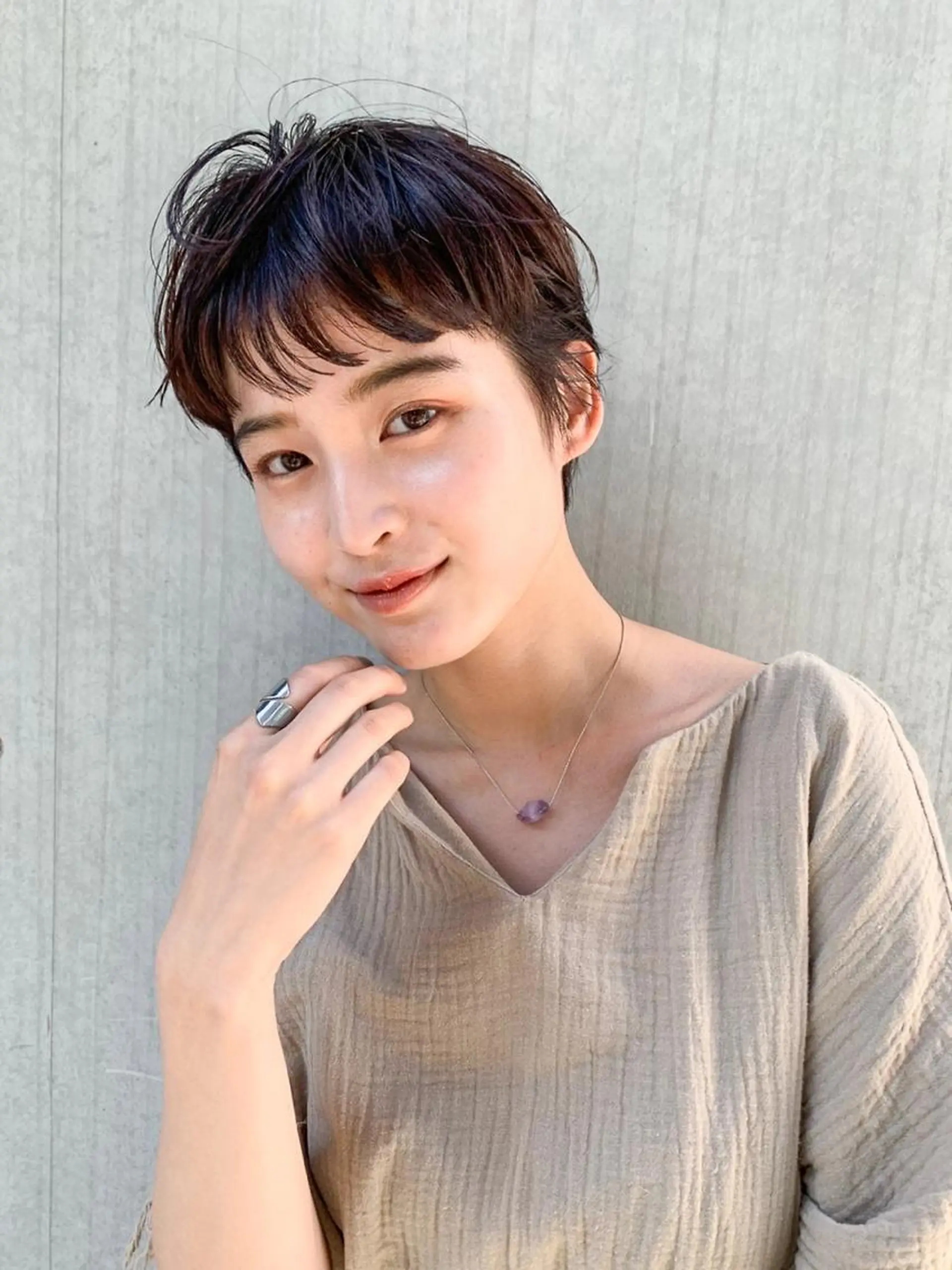 ショート カット トリートメント 一ノ瀬 暁のヘアスタイル