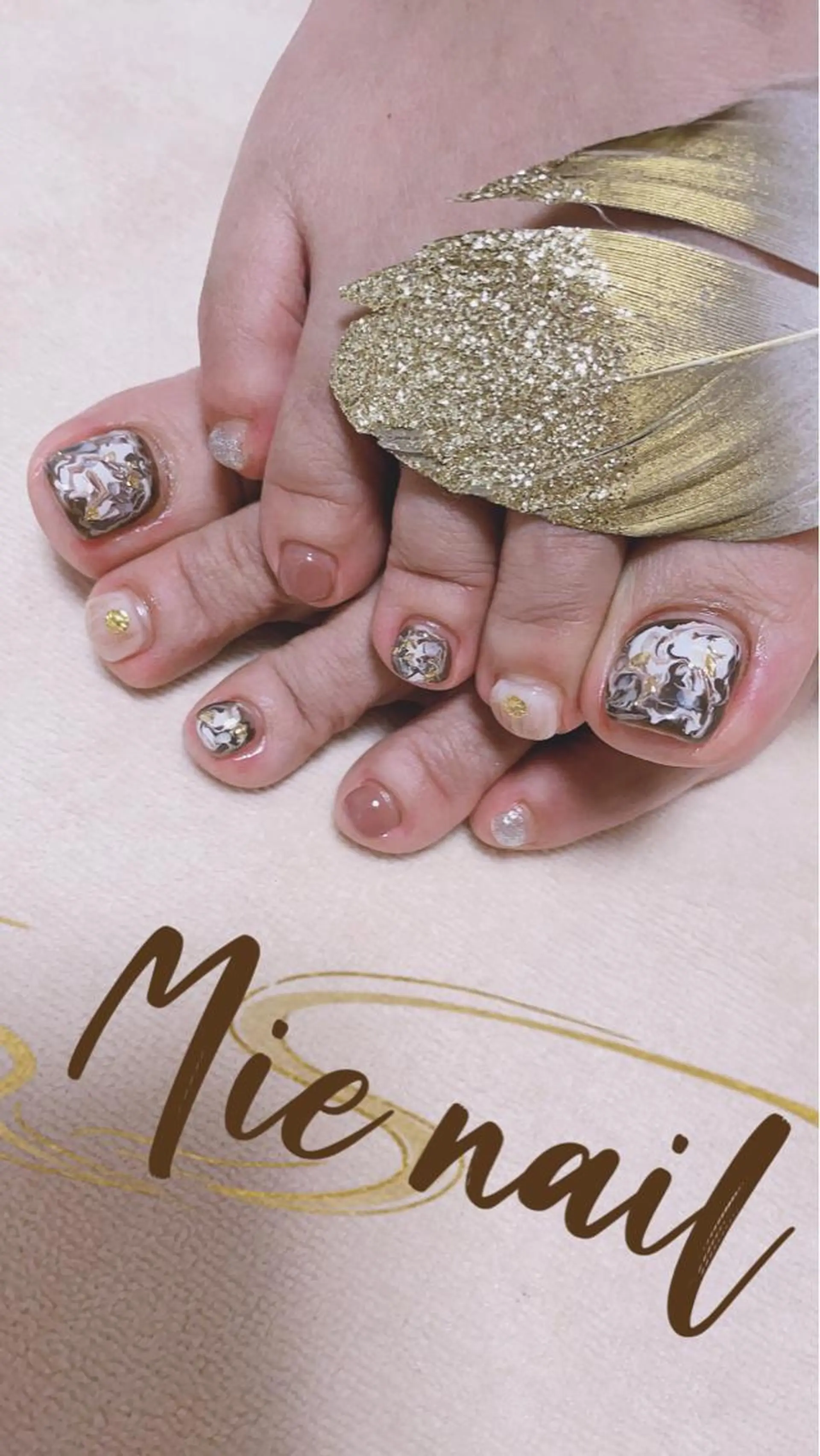 ネイル フットネイル Mie nailのネイルデザイン