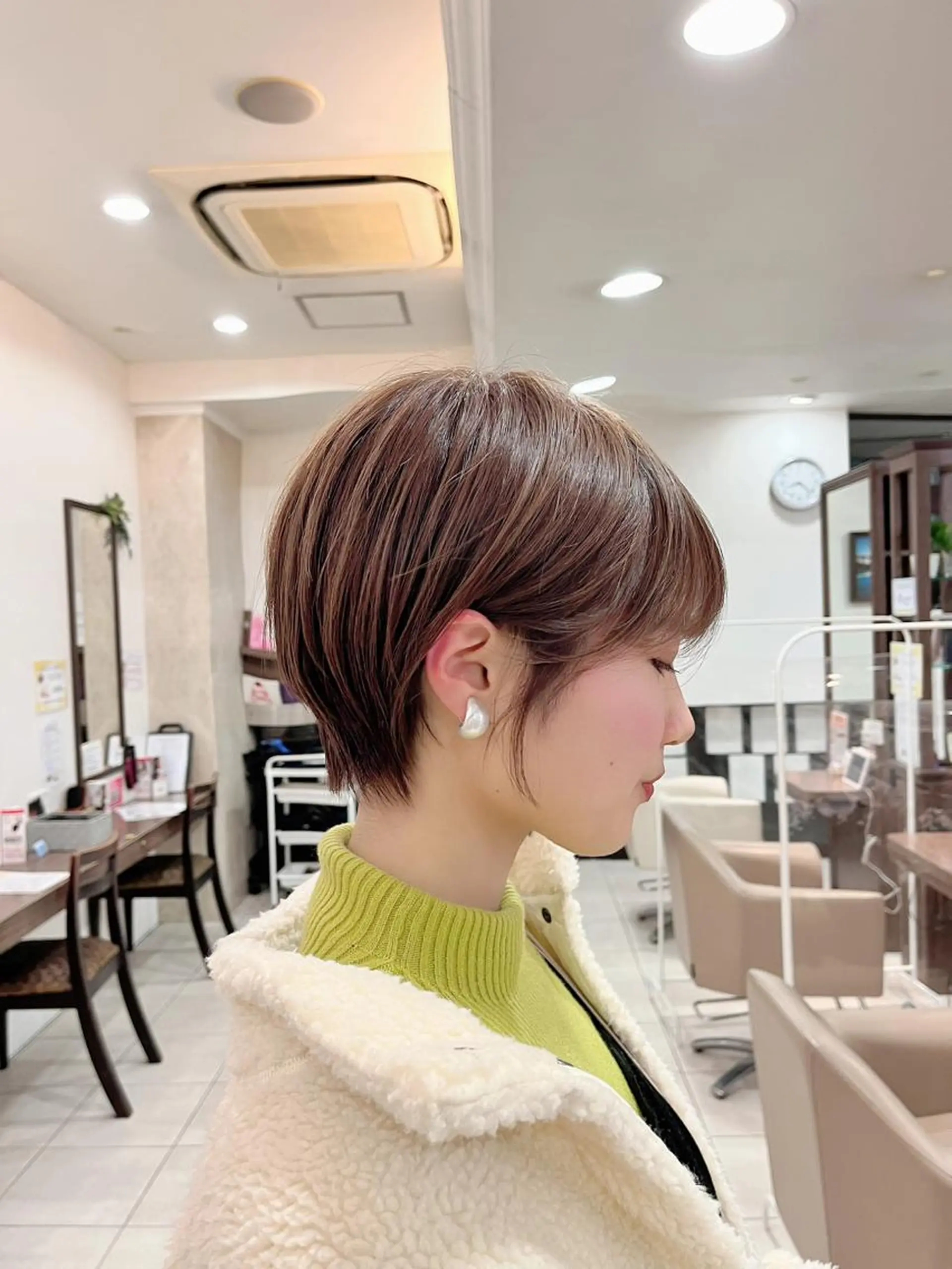 ショート ミセス ショートヘア 小顔カット カット ヘアカラー トリートメント 《大人気髪質改善》 プログレス国分寺店のヘアスタイル