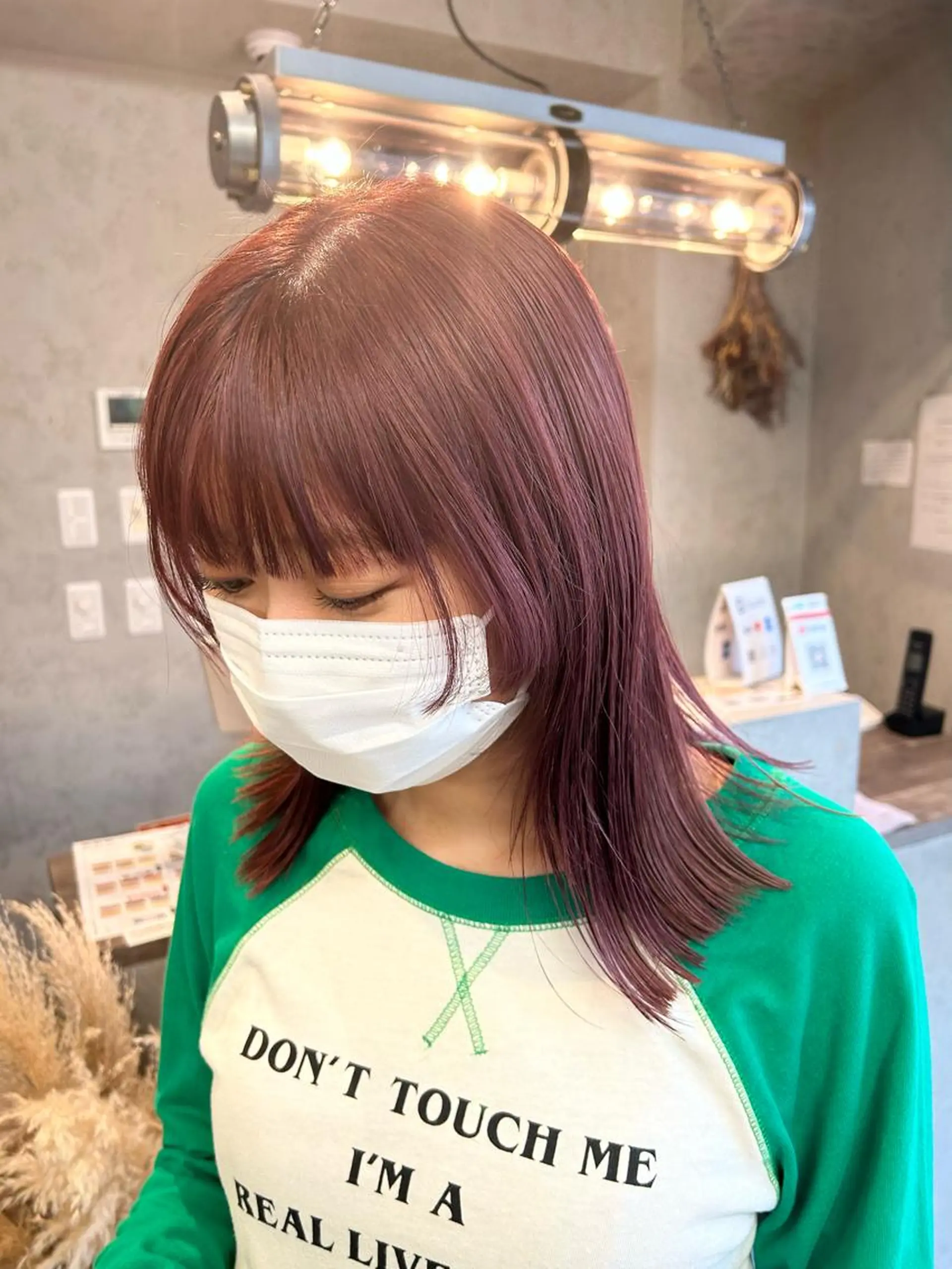 セミロング カラー Haru/THREE …by velvetのヘアスタイル