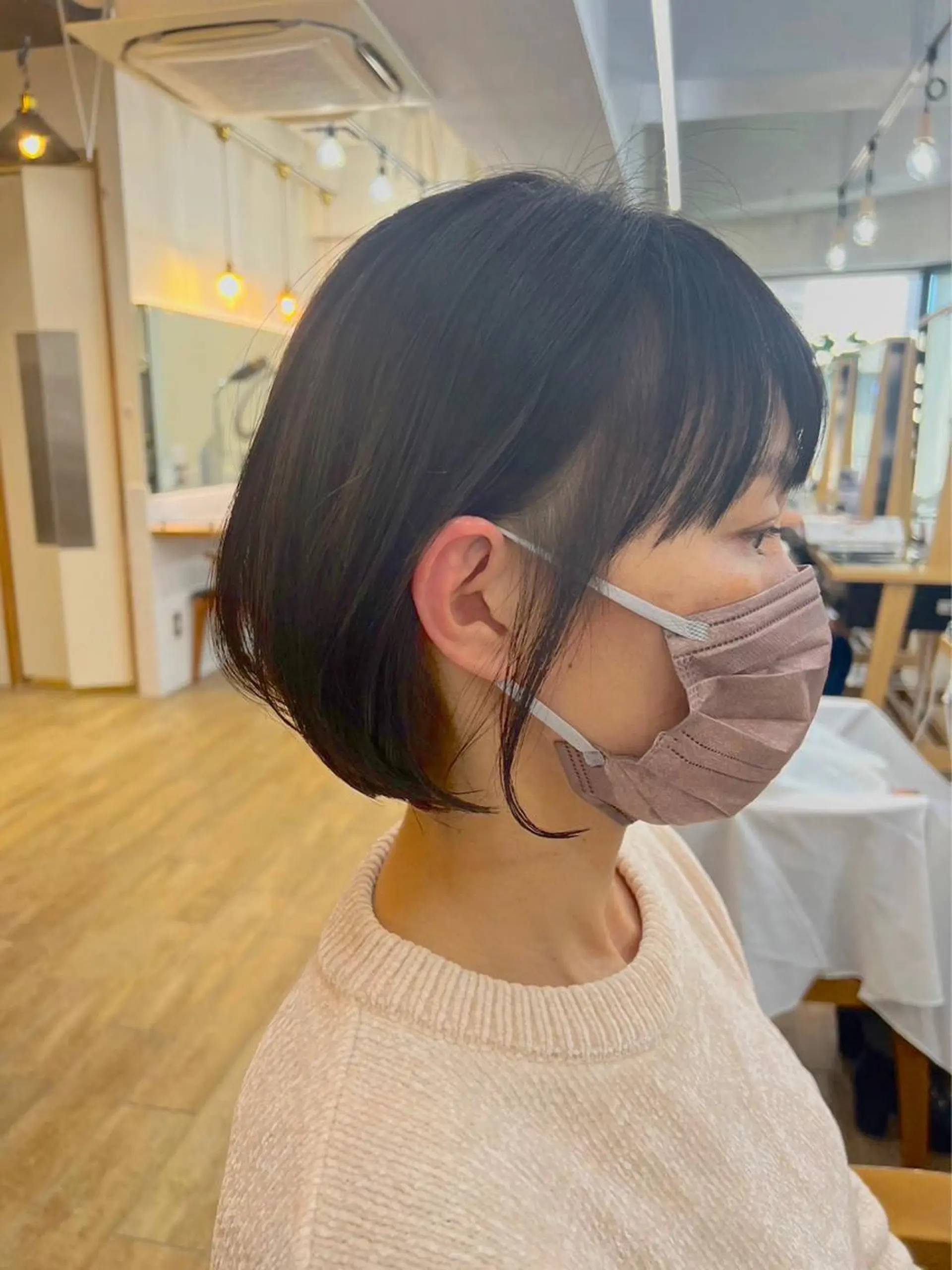 ショート カラー ボブ パーマ/ハイライト 💙鶴岡　愛💙のヘアスタイル