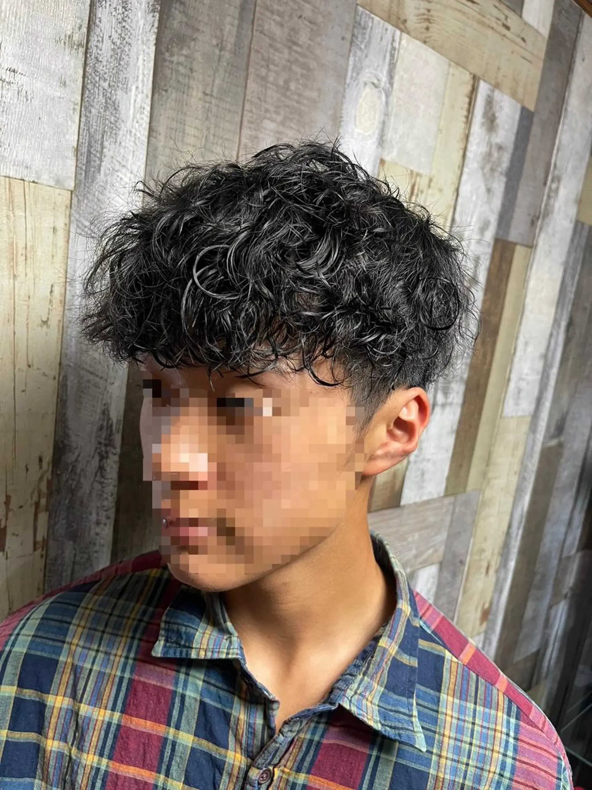 パーマ メンズ スペインカール カット パーマ トリートメント メンズ特化型/永井 友貴のヘアスタイル