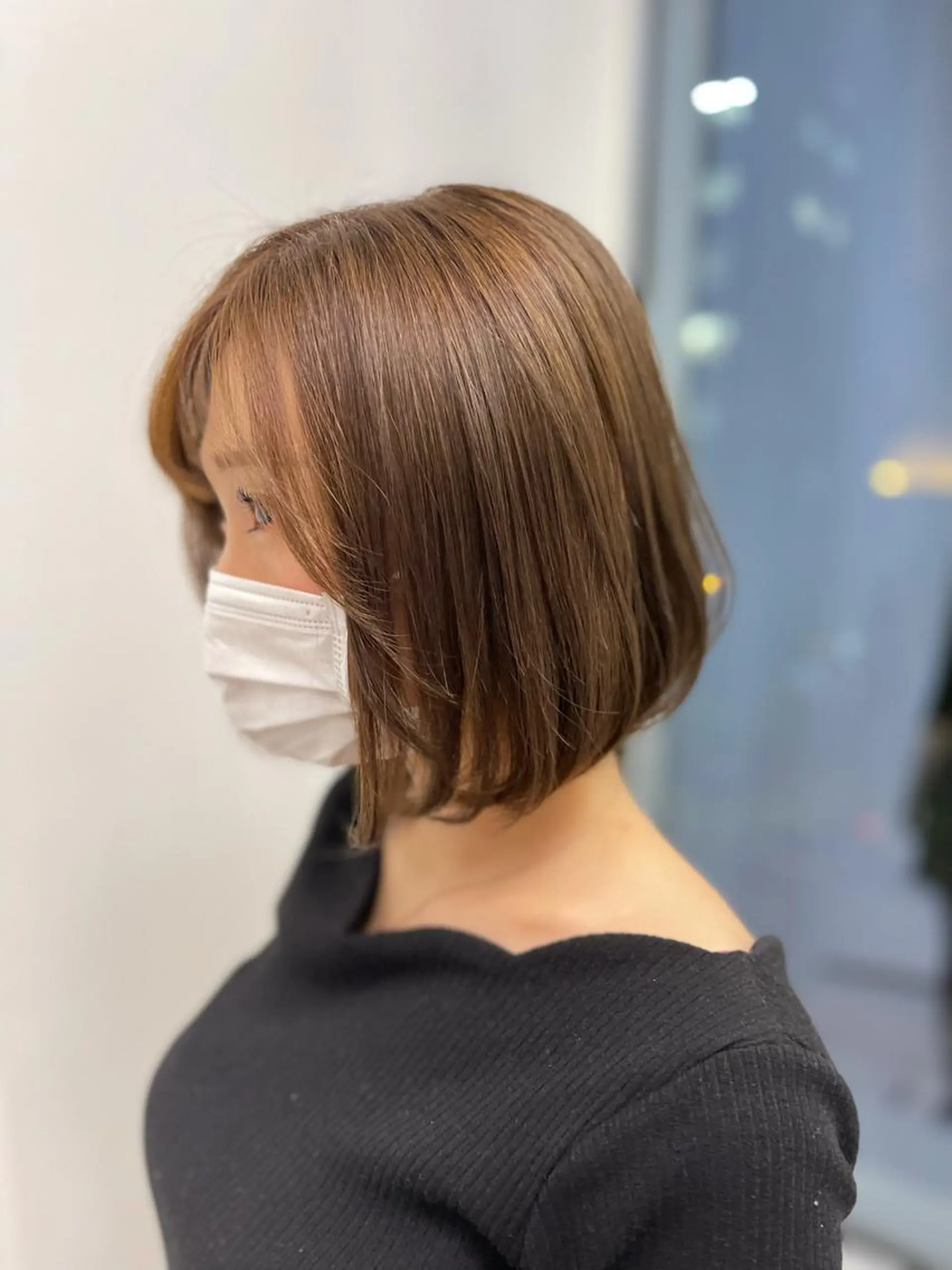 ショート カラー ボブ 髪質改善 カット 縮毛矯正 biscohair 髪にドラマを。のヘアスタイル