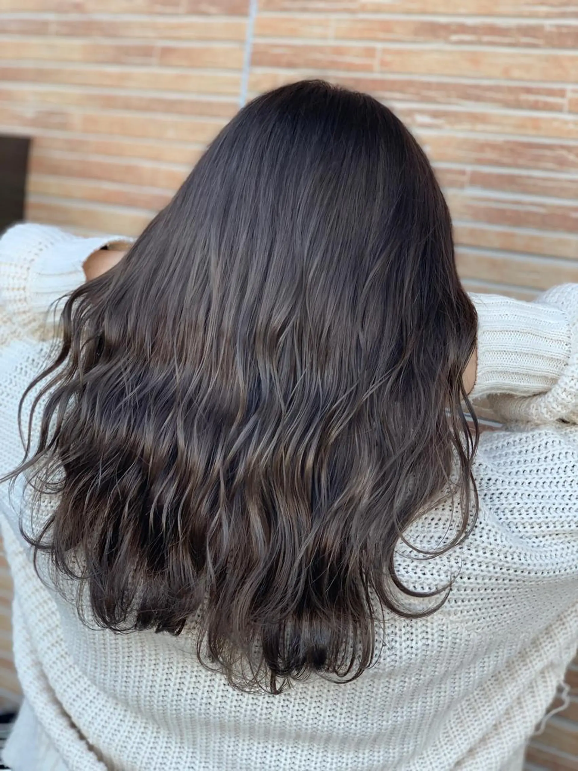 ロング ハイライト 髪質改善 韓国風ヘア 縮毛矯正 メンズスタイル バレイヤージュ　齋藤のヘアスタイル