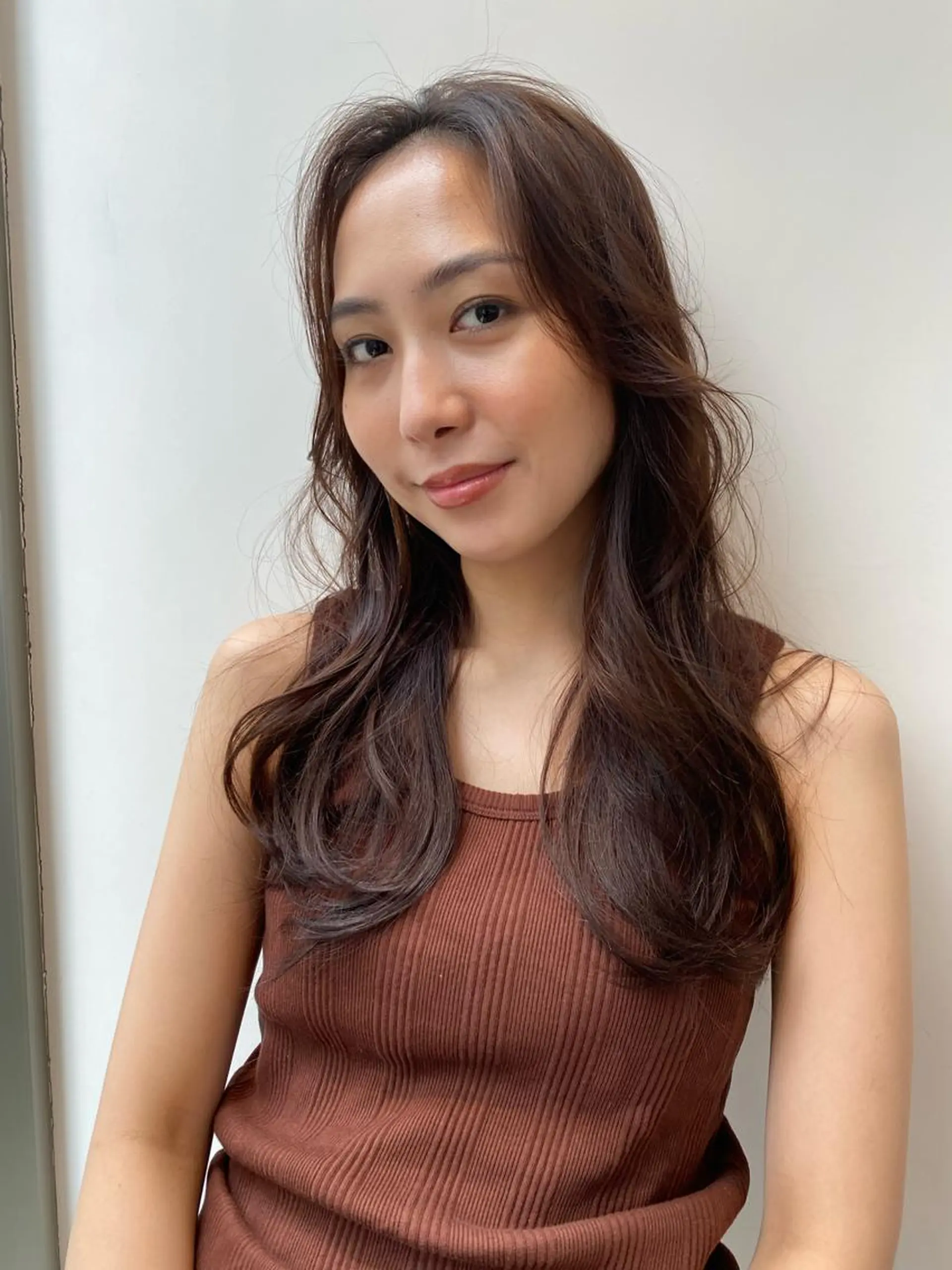 ロング 透け感たっぷり柔らか 梨花子🌼のヘアスタイル