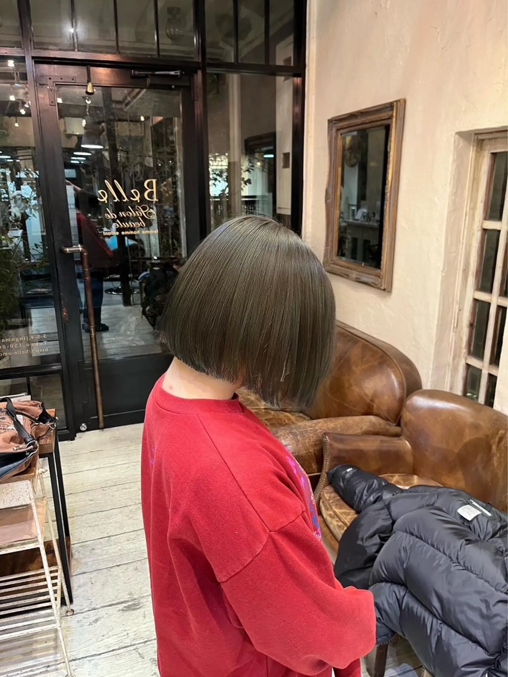 ミディアム カラー ブリーチ ハイトーンカラー ブリーチなしカラー 卒業式のヘアスタイル 抜きっぱなしブロンド /ハイトーン/カナタのヘアスタイル