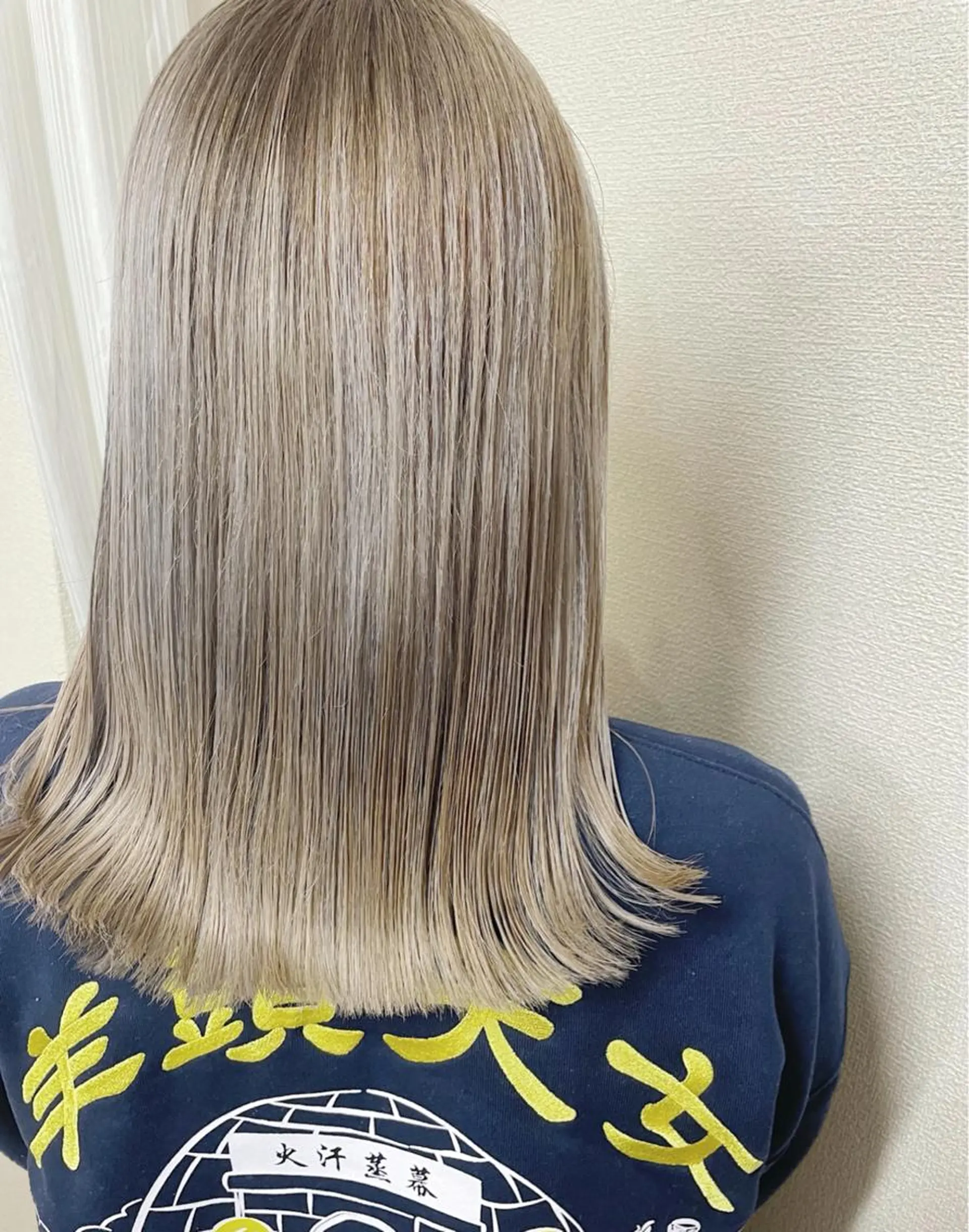 ミディアム カラー ケアブリーチ /髪質 改善/古橋圭史郎のヘアスタイル