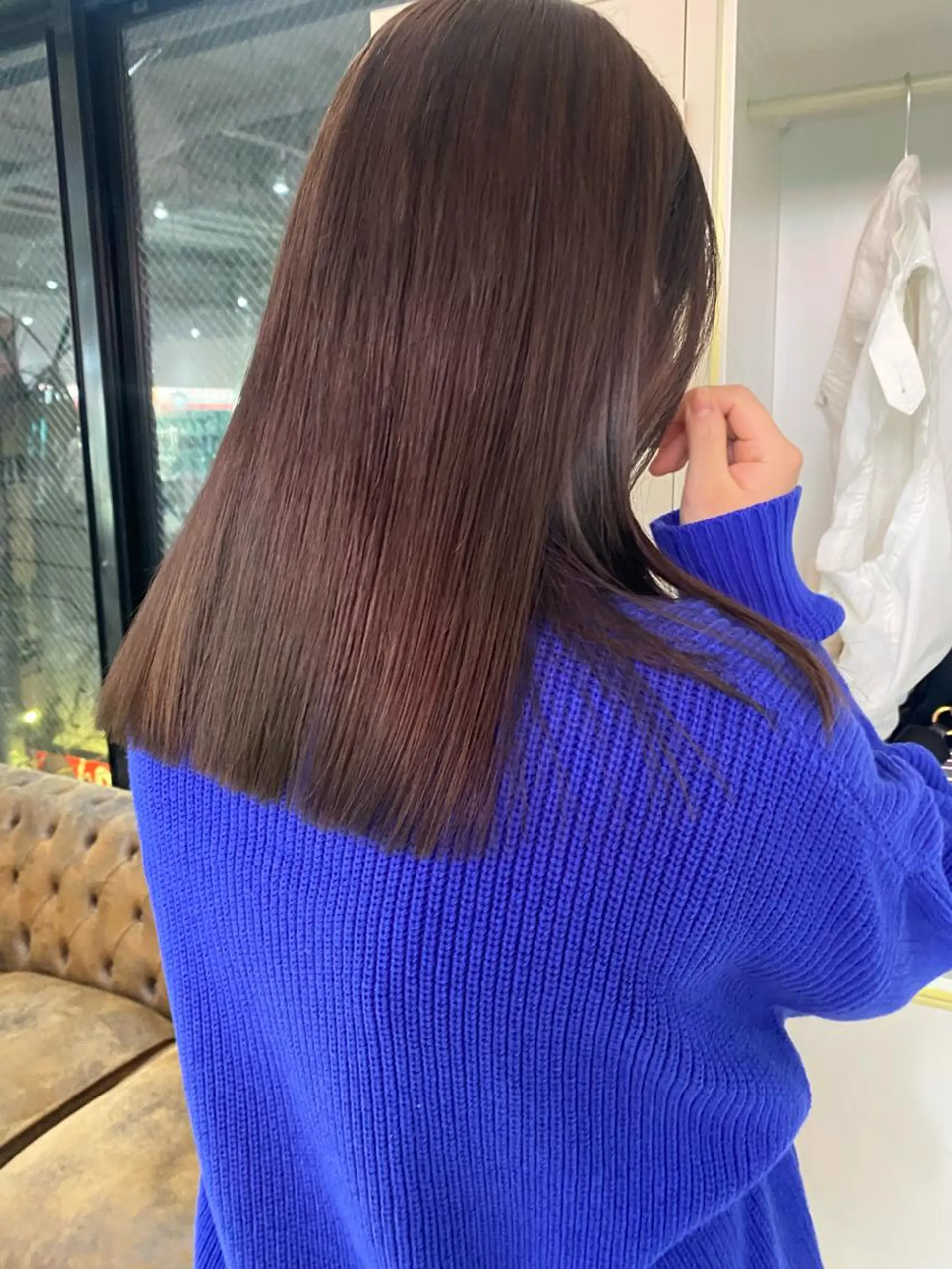 ミディアム aoi ♡グレージュ ・ベージュカラーのヘアスタイル