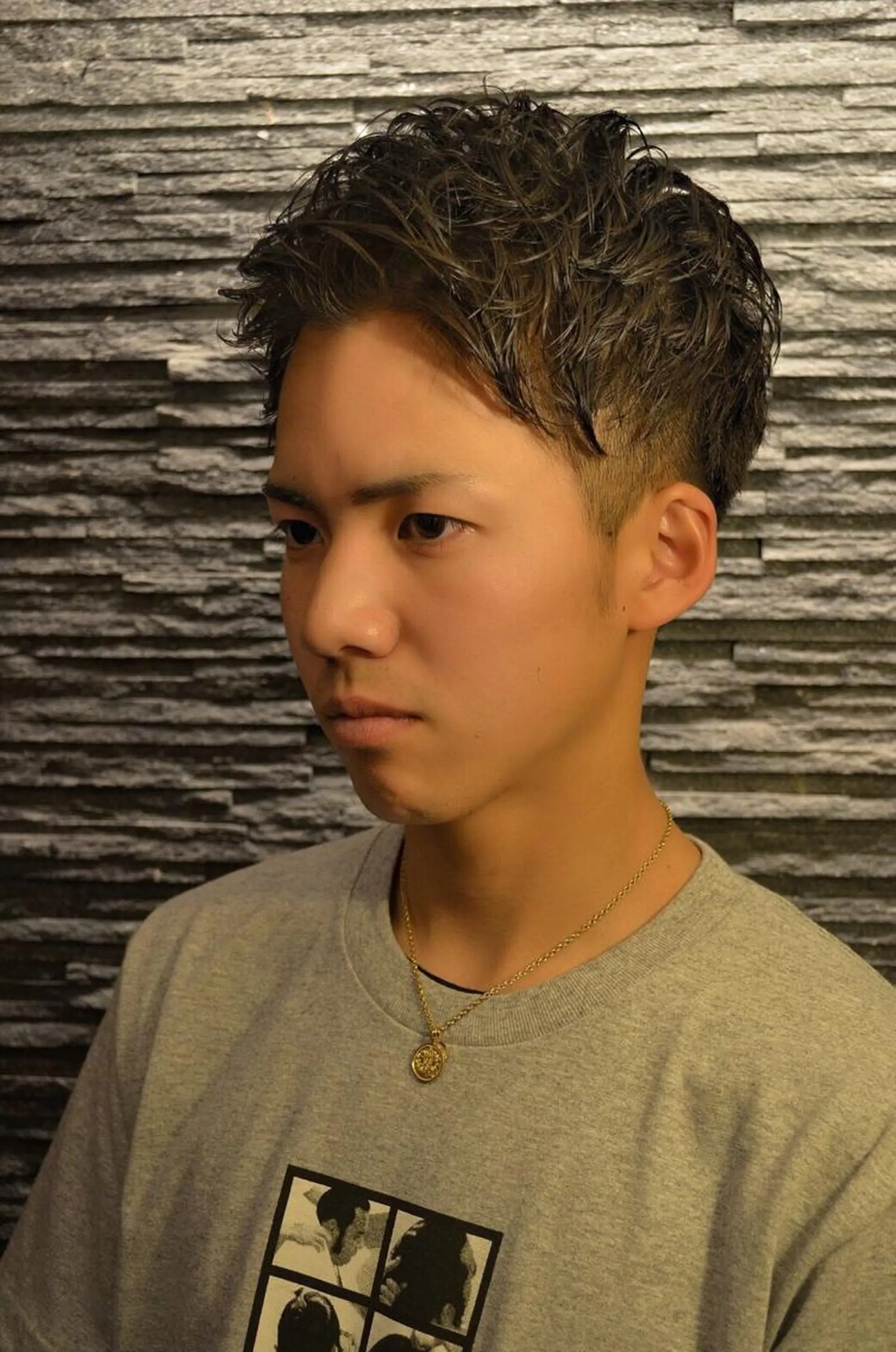 ショート メンズ メンズパーマ ツーブロック ヒロ銀座御徒町店長 孫田航平のヘアスタイル