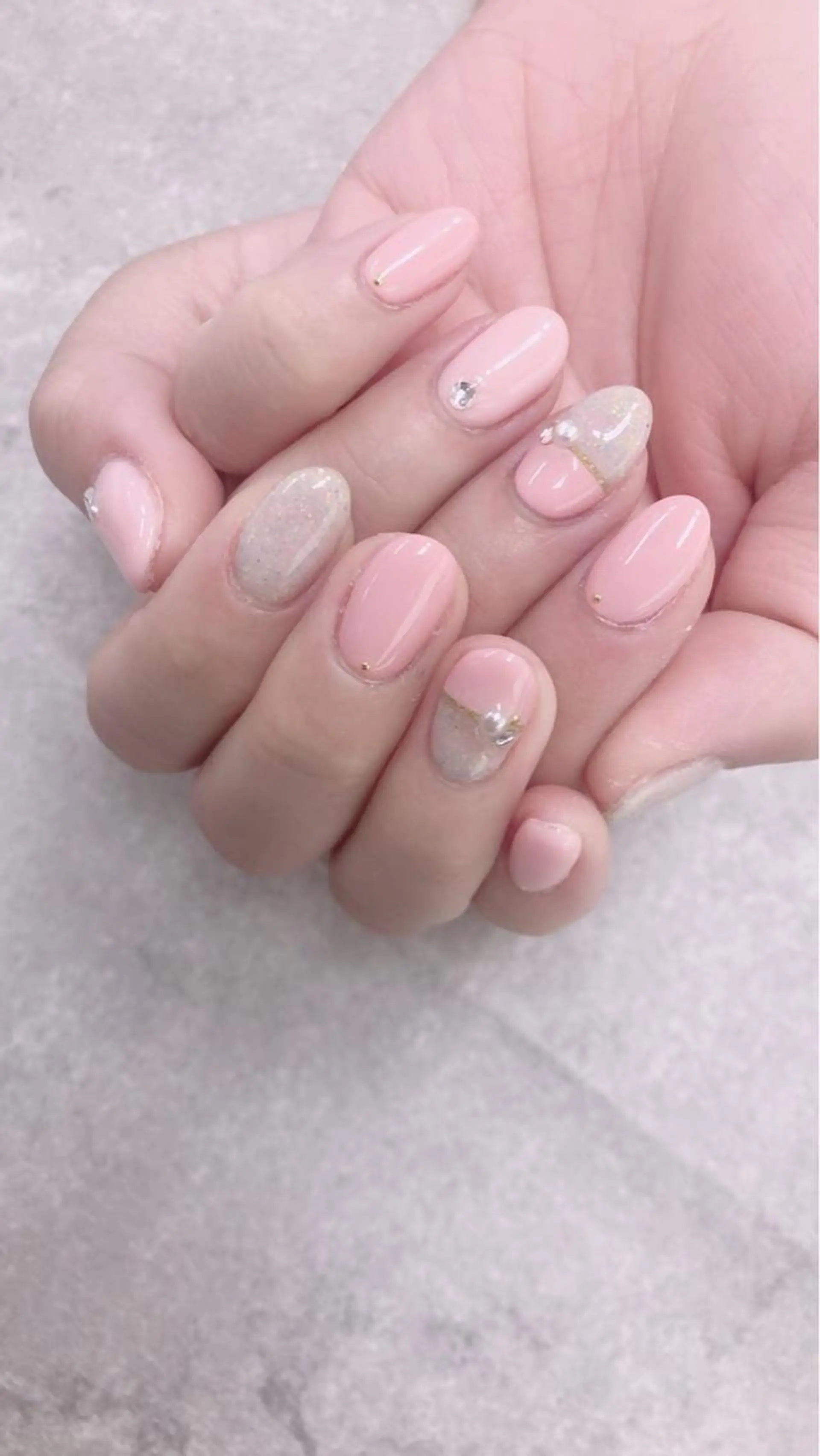 ネイル フレンチネイル 春ネイル FASTNAIL PLUS 新宿店のネイルデザイン