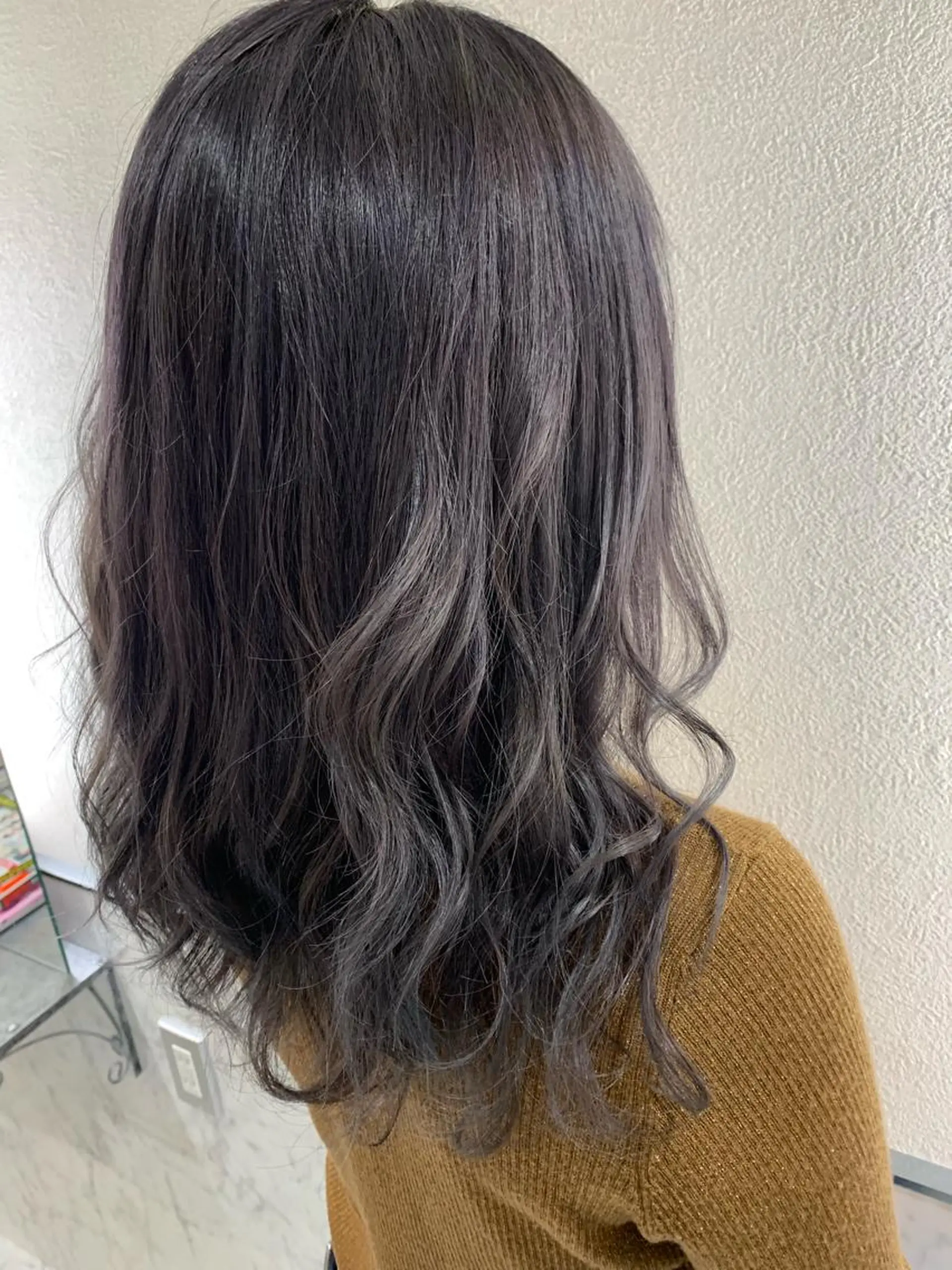 セミロング カラー ブリーチ ダブルカラー ラベンダーカラー stylist Yukieのヘアスタイル