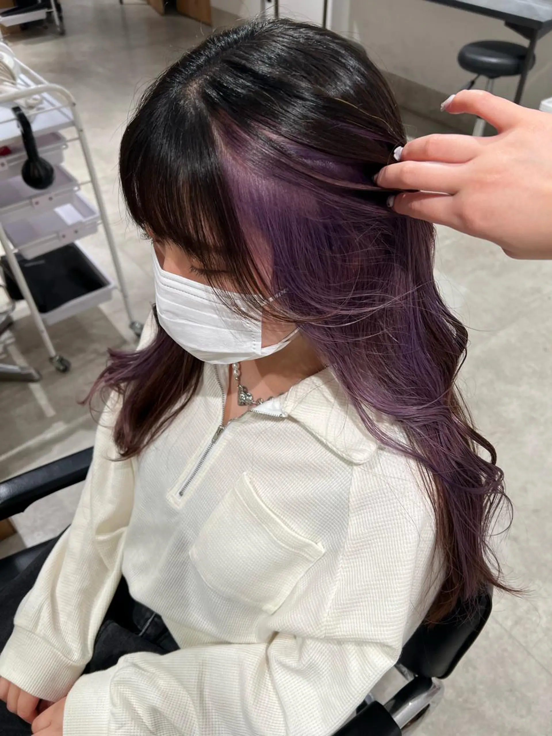 ロング カット ヘアカラー トリートメント 艶髪 mayuka💖のヘアスタイル