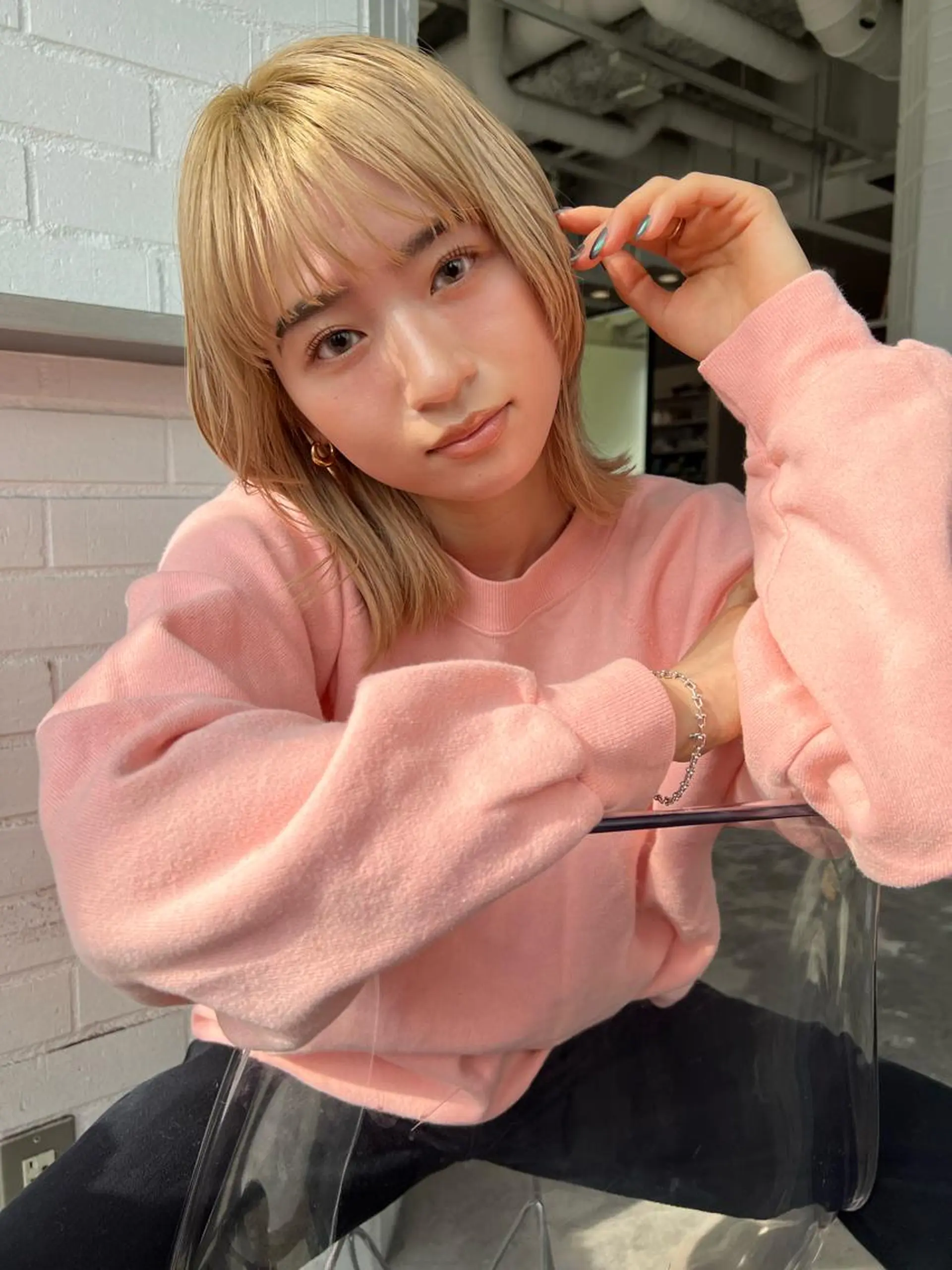 ミディアム カット ヘアカラー トリートメント 🌿大内雅斗 🌿韓国ヘアのヘアスタイル