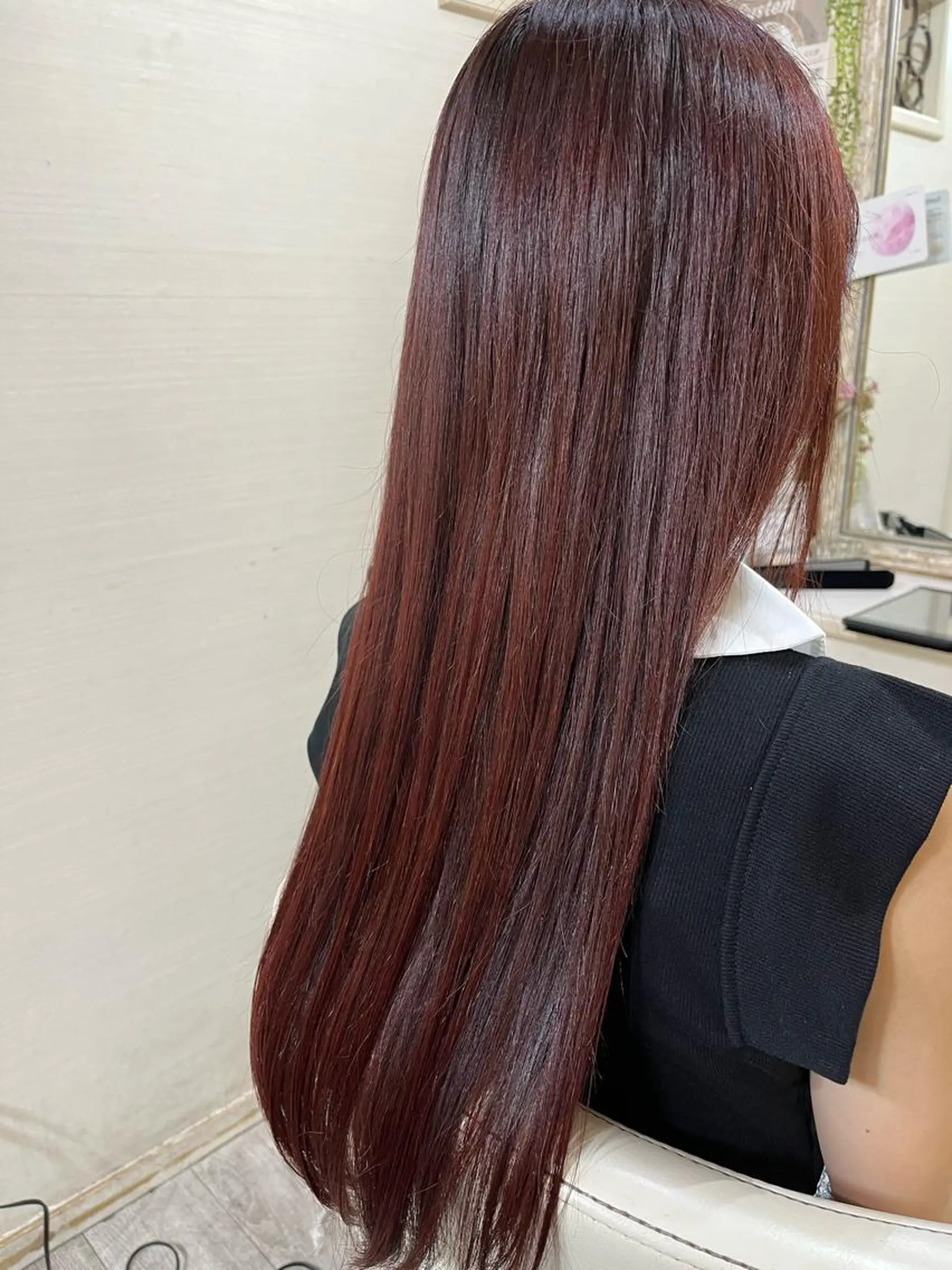 ロング カラー ブリーチ ブラウンカラー ダブルカラー ブリーチなしカラー ピンクカラー ヘアカラー カラー職人 なかもと たつひろのヘアスタイル