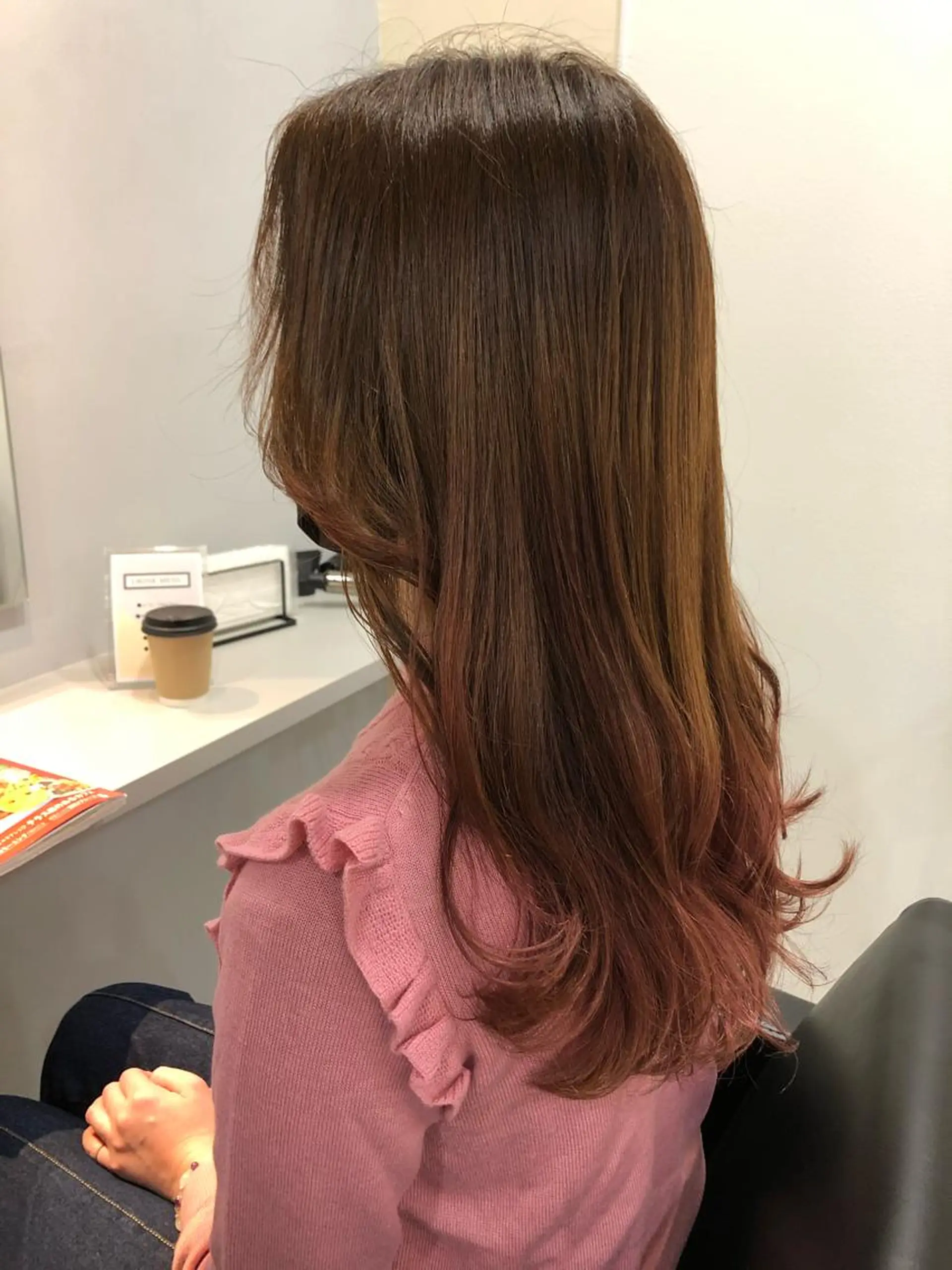 ロング カラー カット ヘアカラー トリートメント ideal心斎橋 🌛亜耶🌜のヘアスタイル