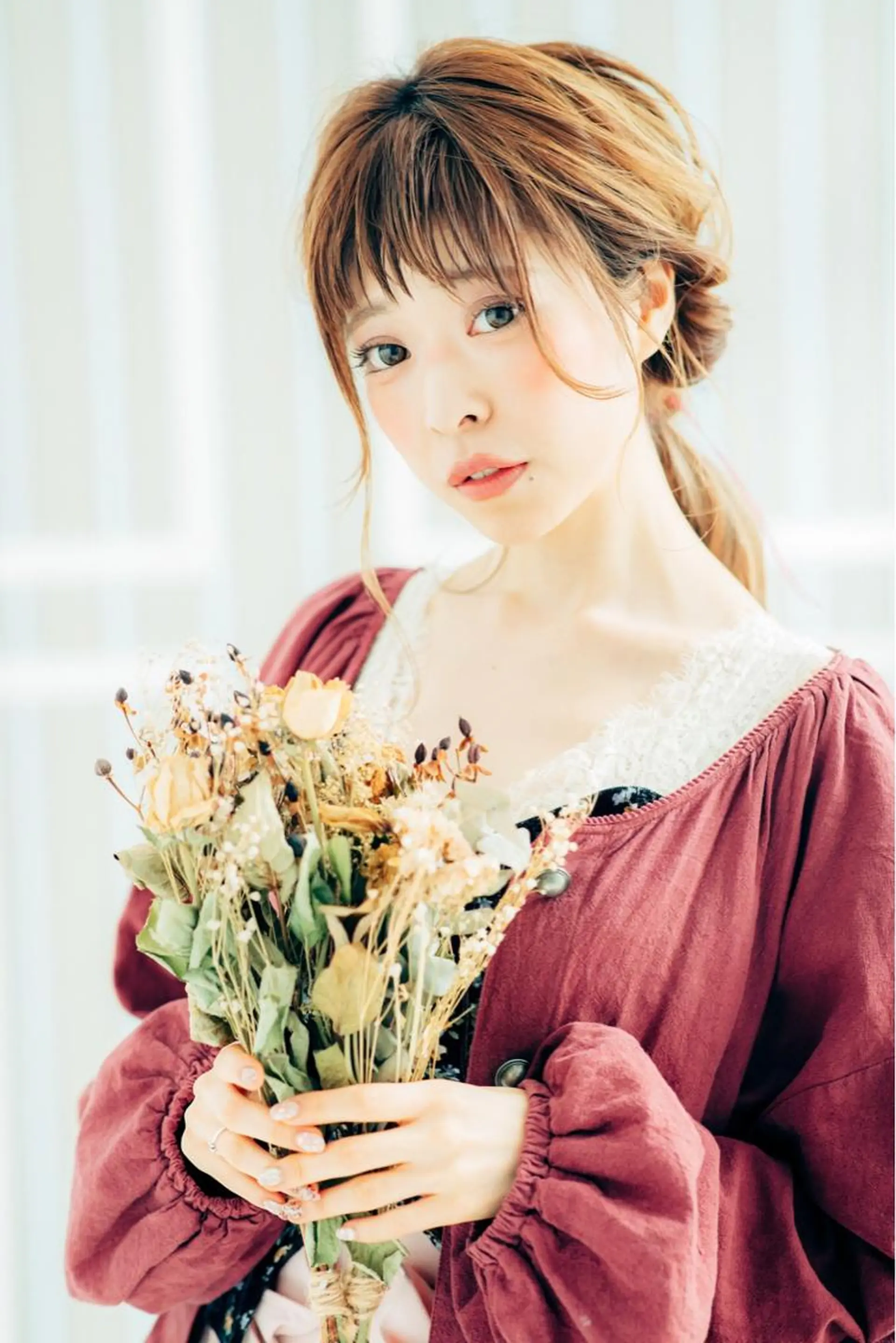 ロング カラー 元重 宣博のヘアスタイル