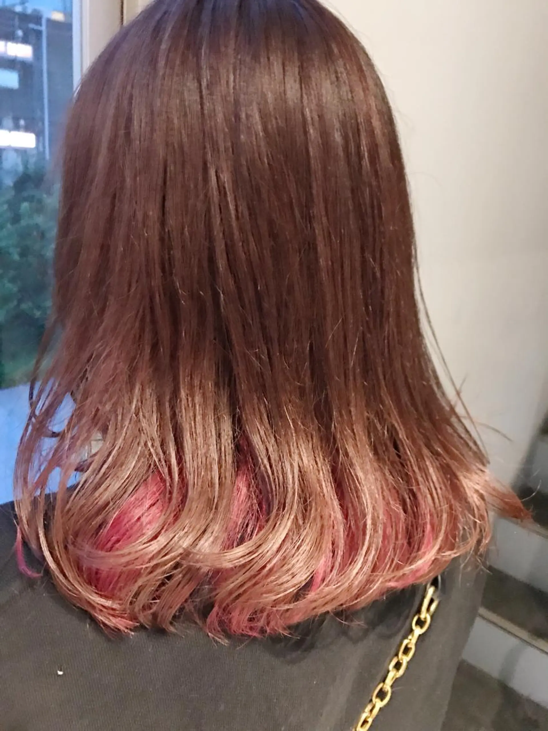 ミディアム カラー ピンクカラー ヘアカラー トリートメント DUMBO所属・【完全マンツー 恵比寿】佐藤 翔のヘアスタイル