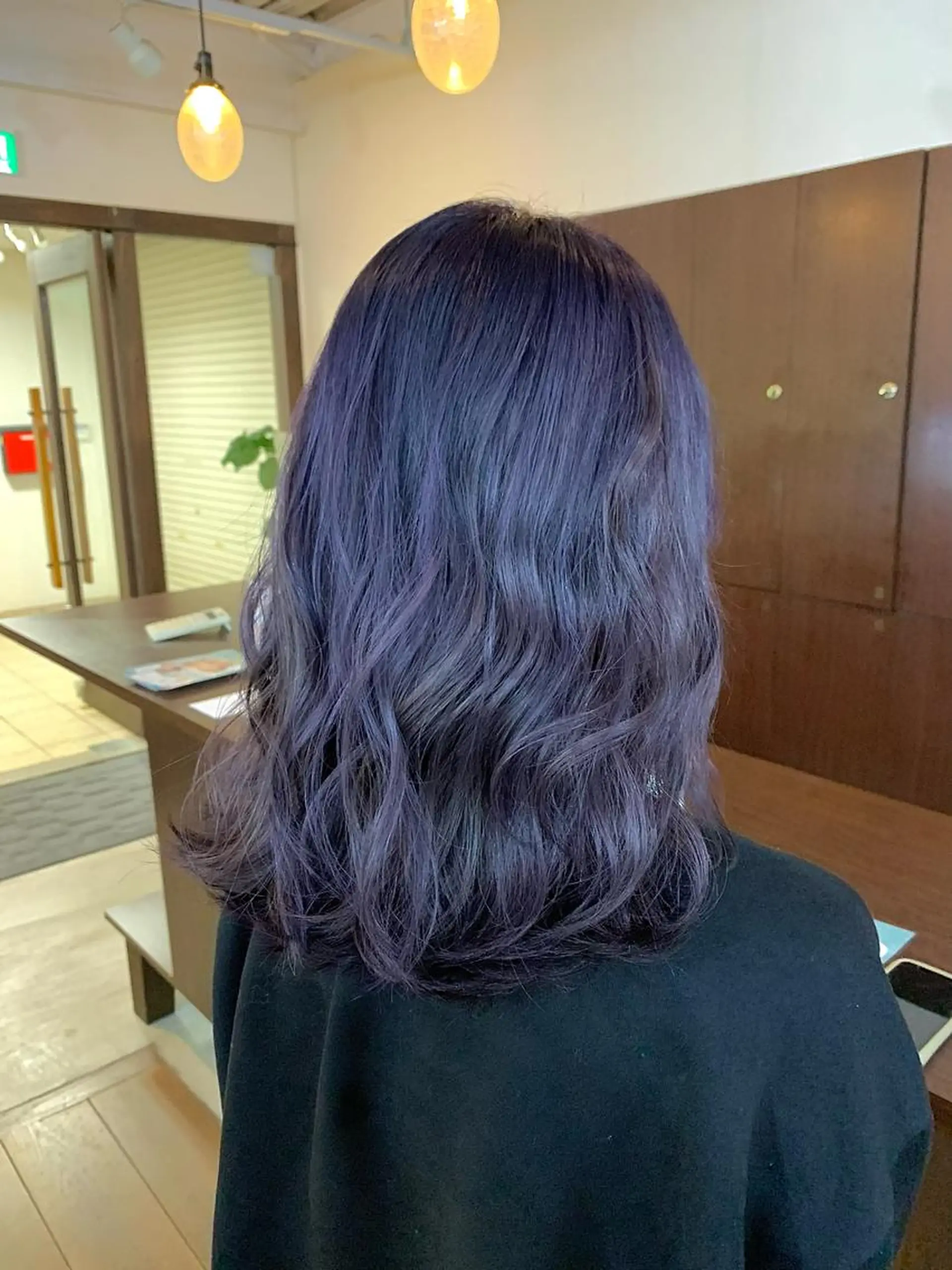 セミロング カラー ラベンダーカラー Emma ecole所属・Emma ecole /栄/RIOのヘアスタイル
