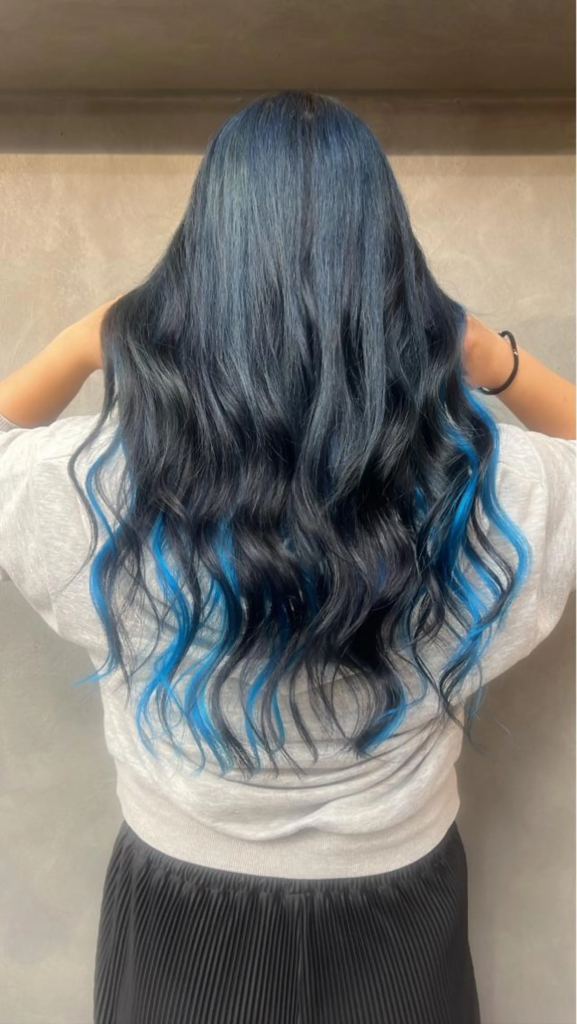 セミロング シールエクステ エクステ 美魔女 美容師NAOのヘアスタイル