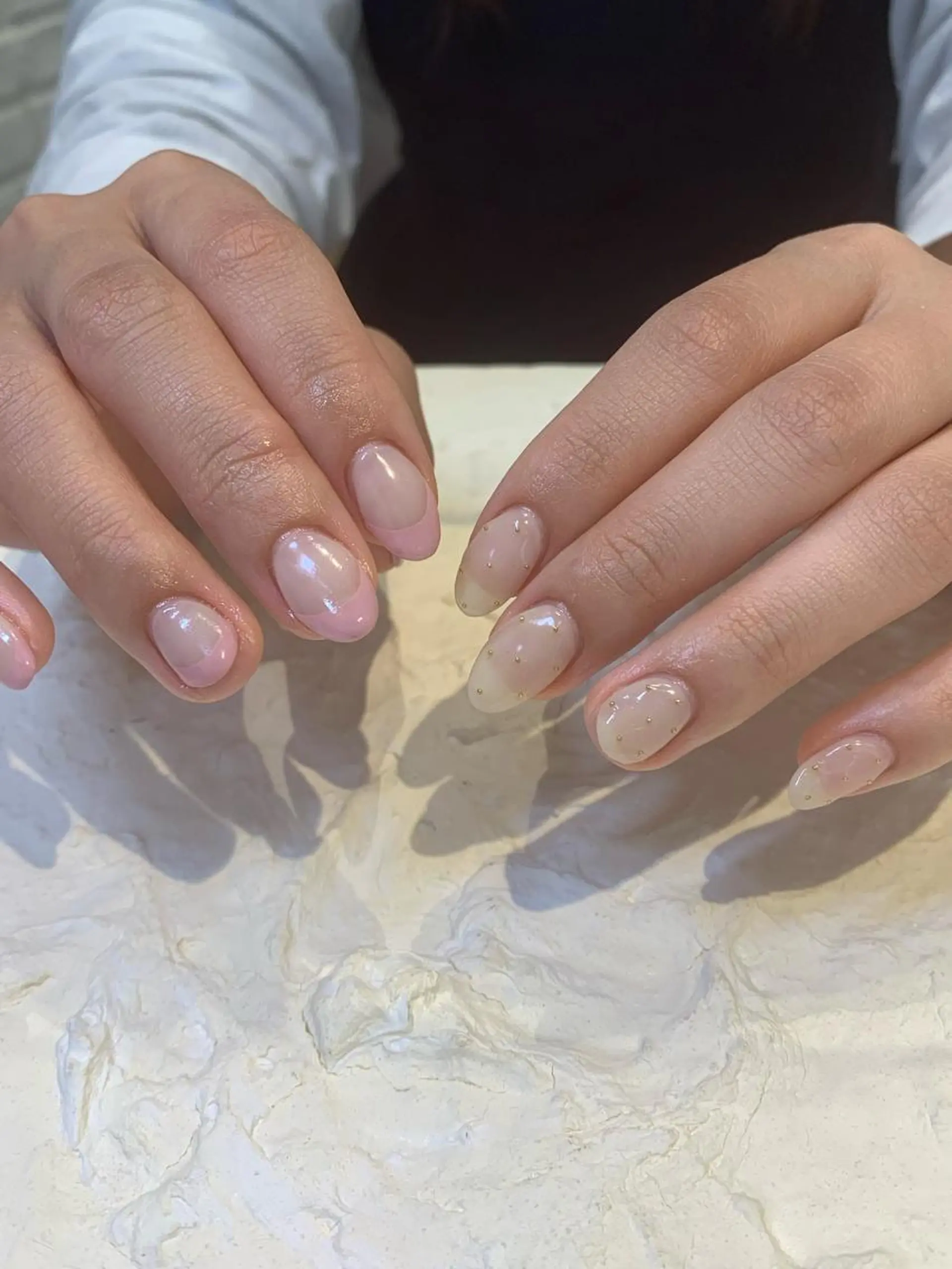 ネイル フレンチネイル マキノ ユイのネイルデザイン