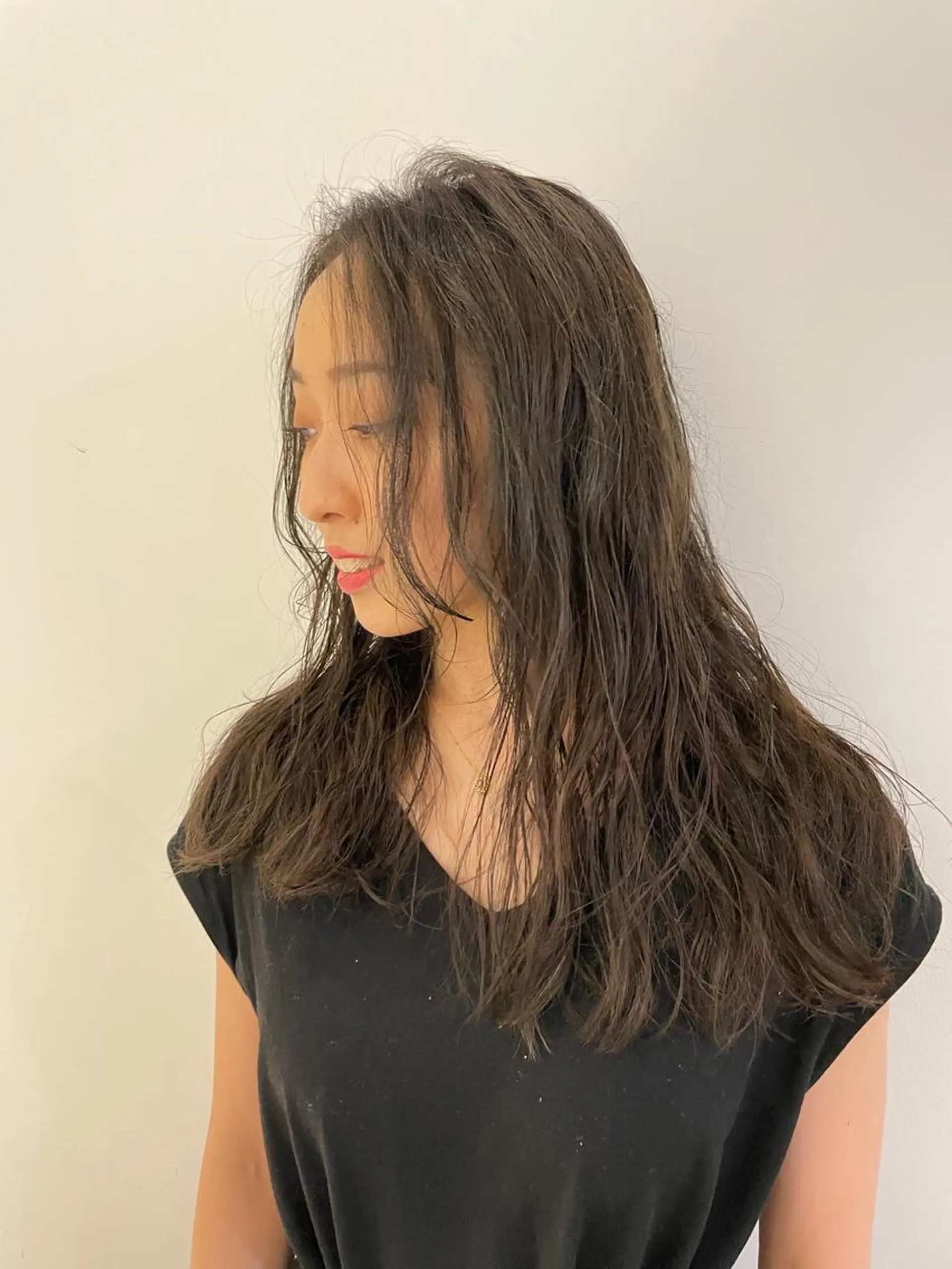 ロング パーマ 斉藤 瑞恵のヘアスタイル