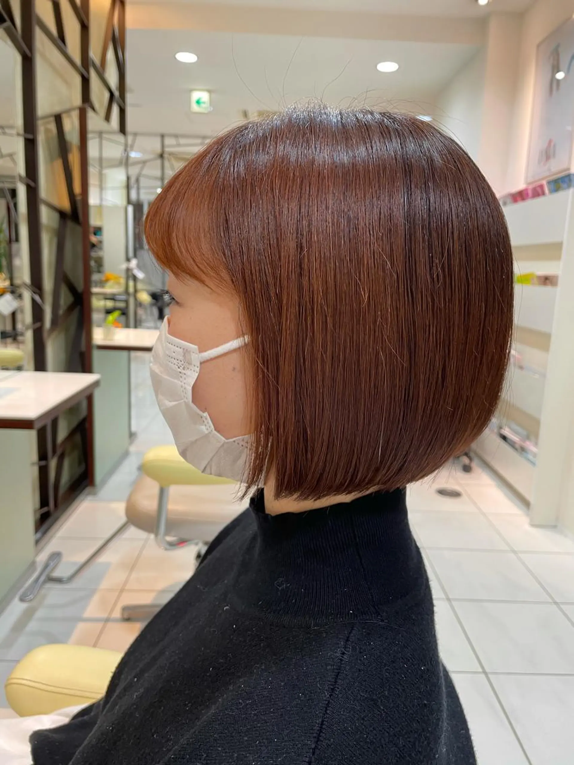 ミディアム ボブ カット ヘアカラー 卒業式受付中🌻 肥田亜沙美のその他イメージ