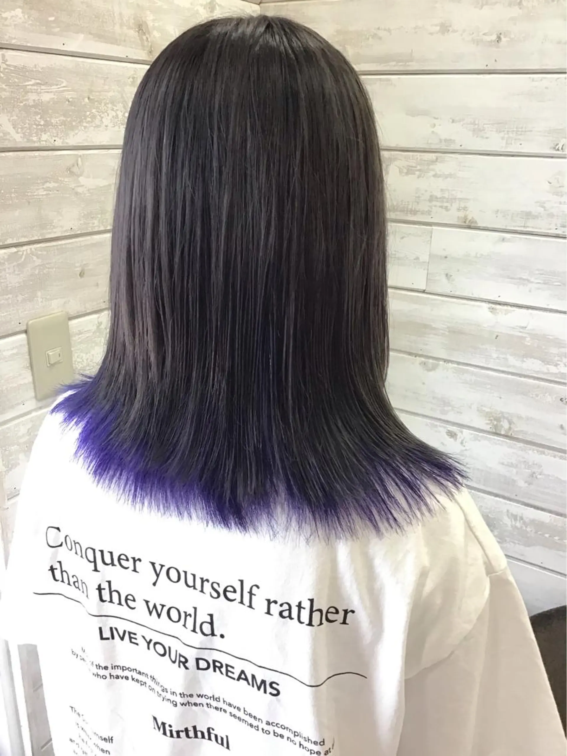 ミディアム カラー アッシュ アッシュグレー アッシュグレージュ グレージュ インナーカラー ヘアカラー トリートメント 牧野恭平 【★酸性縮毛矯正★】のヘアスタイル