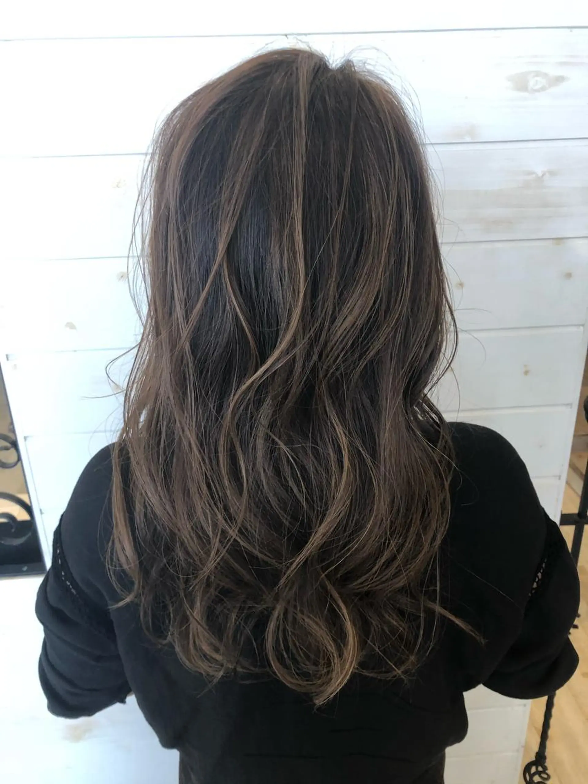 ロング カラー 東恩納 誠のヘアスタイル