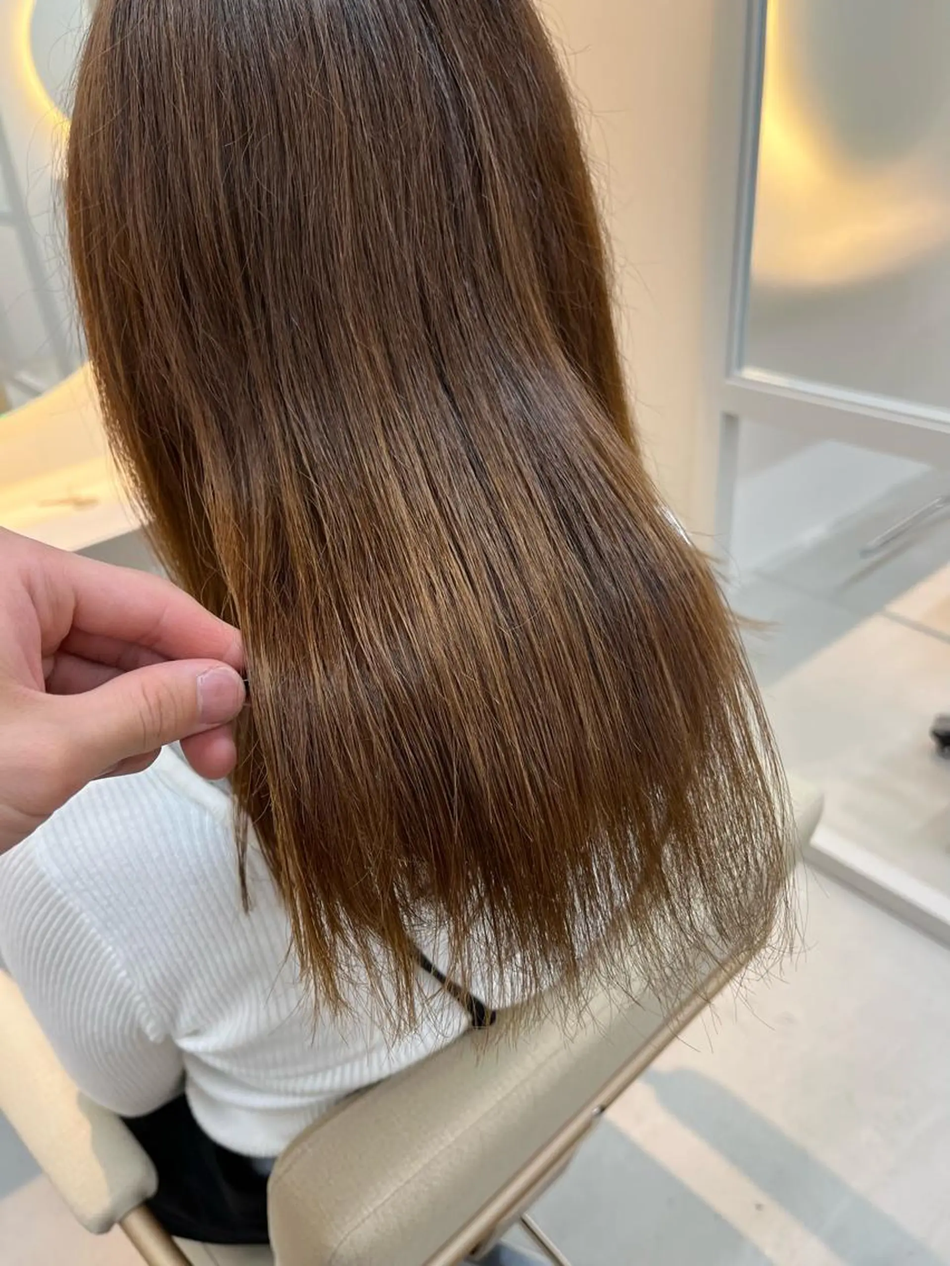 ミディアム カラー 透明感カラー/艶髪/ 高城潤也のヘアスタイル