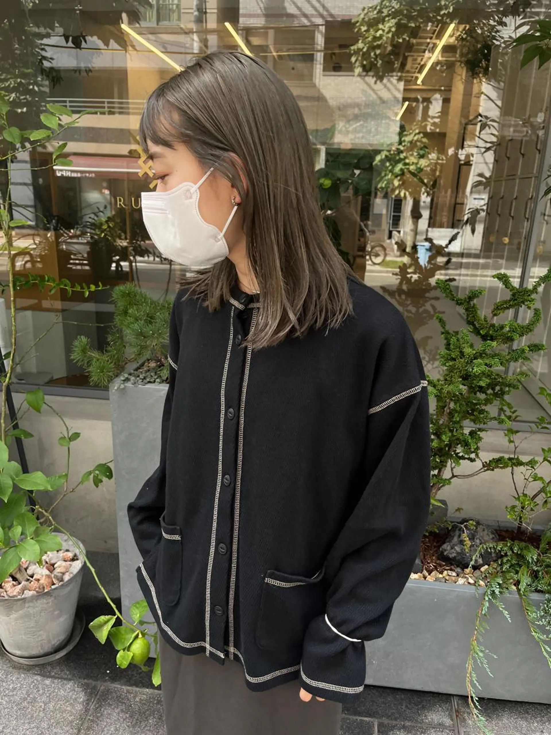 ミディアム 韓国好き🇰🇷 美容師MIKUのヘアスタイル