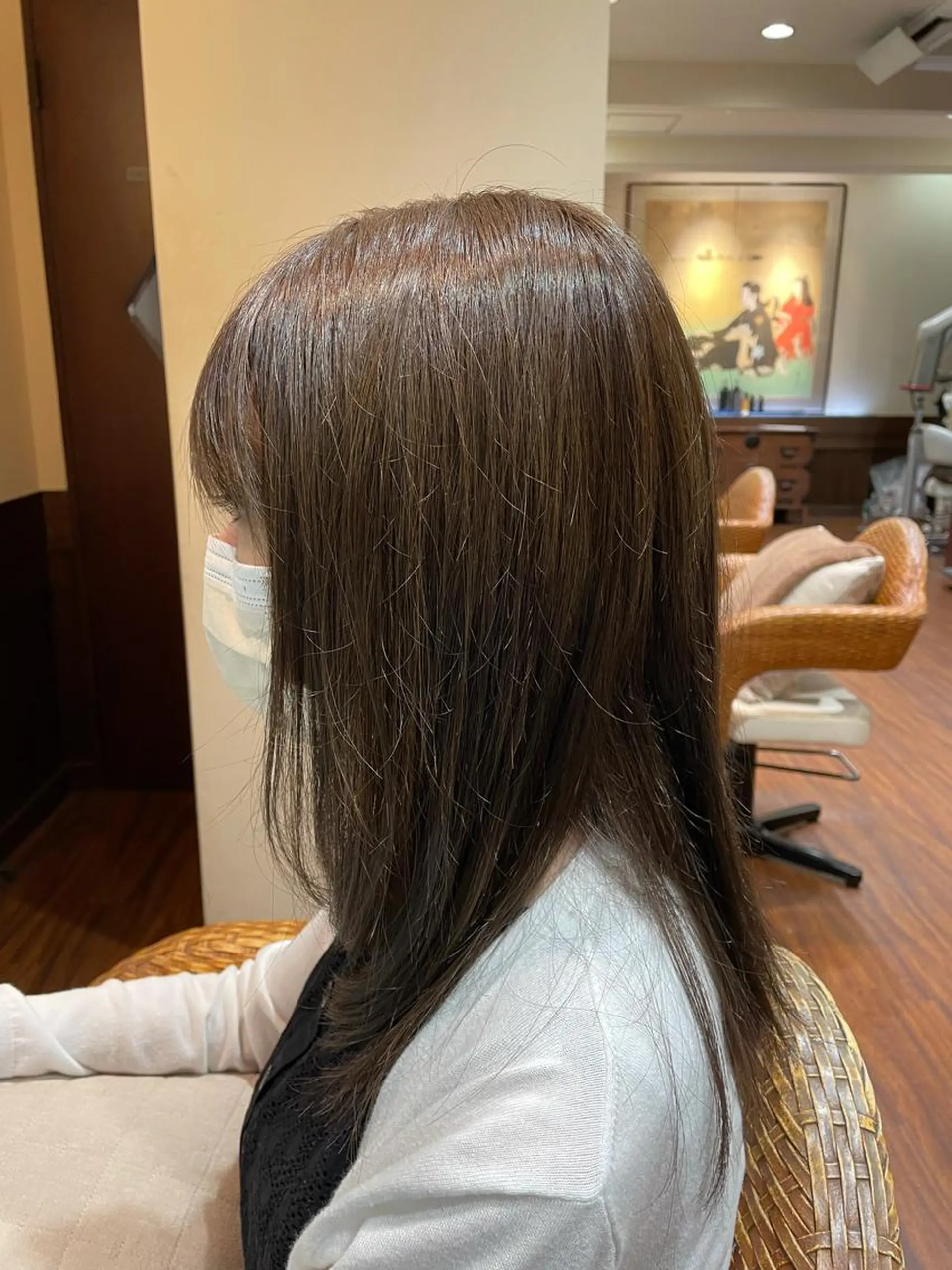 ロング カラー アッシュ 透明感カラー 高橋廉治 (タカハシレンジ)のヘアスタイル