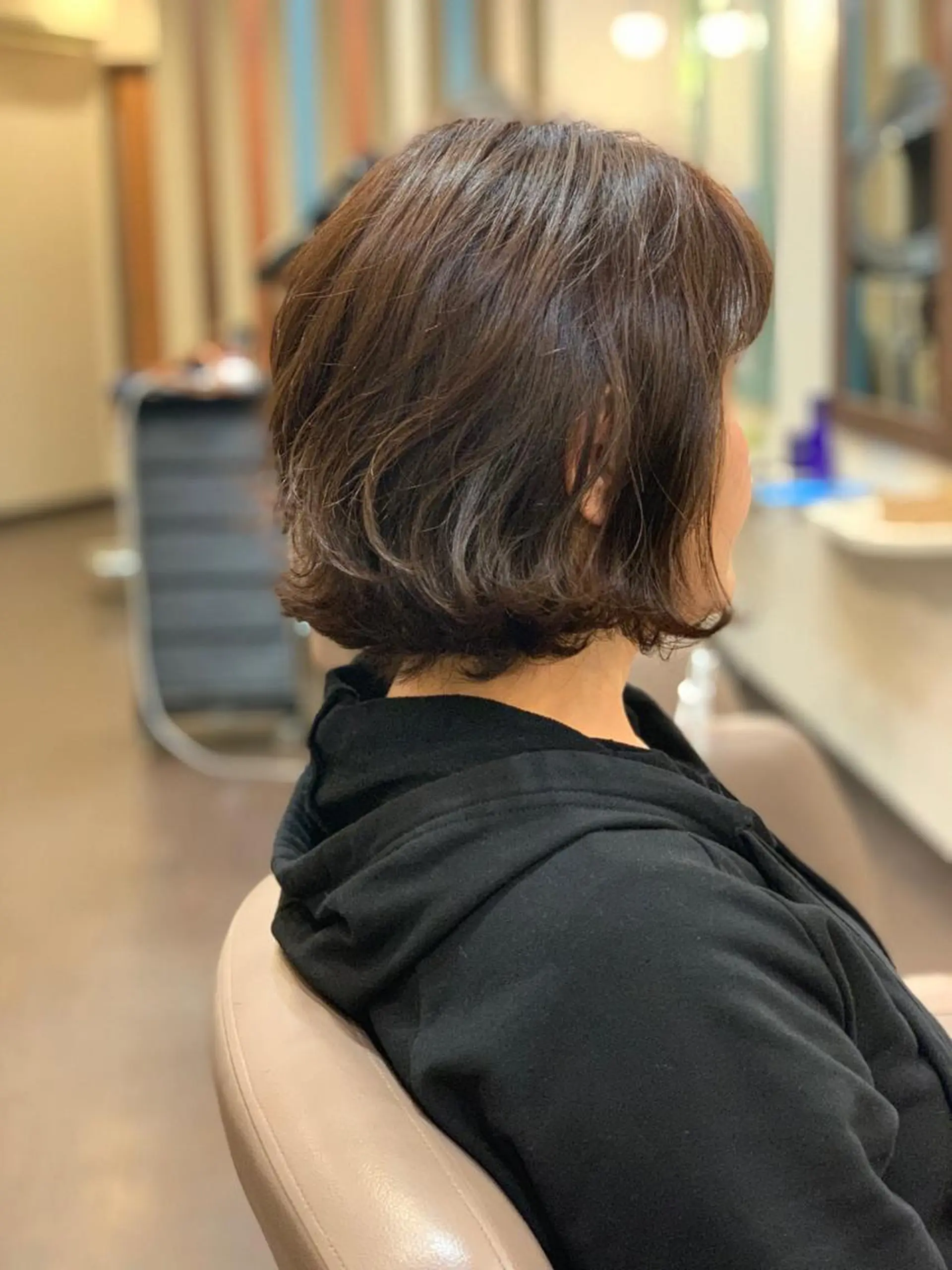 ショート カラー ブラウンカラー ナチュラルブラウン カット ヘアカラー トリートメント ヘアセット 中村 優太のヘアスタイル