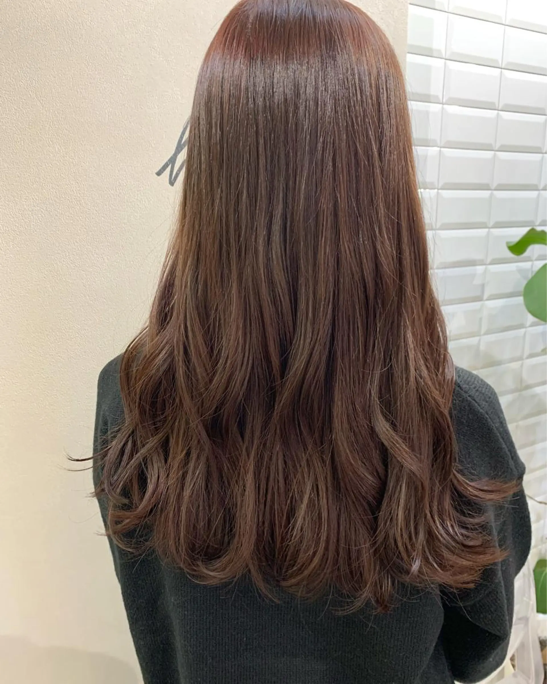 ロング カラー ベージュカラー ピンクカラー ピンクベージュ hub hair レイヤー/透明感のヘアスタイル