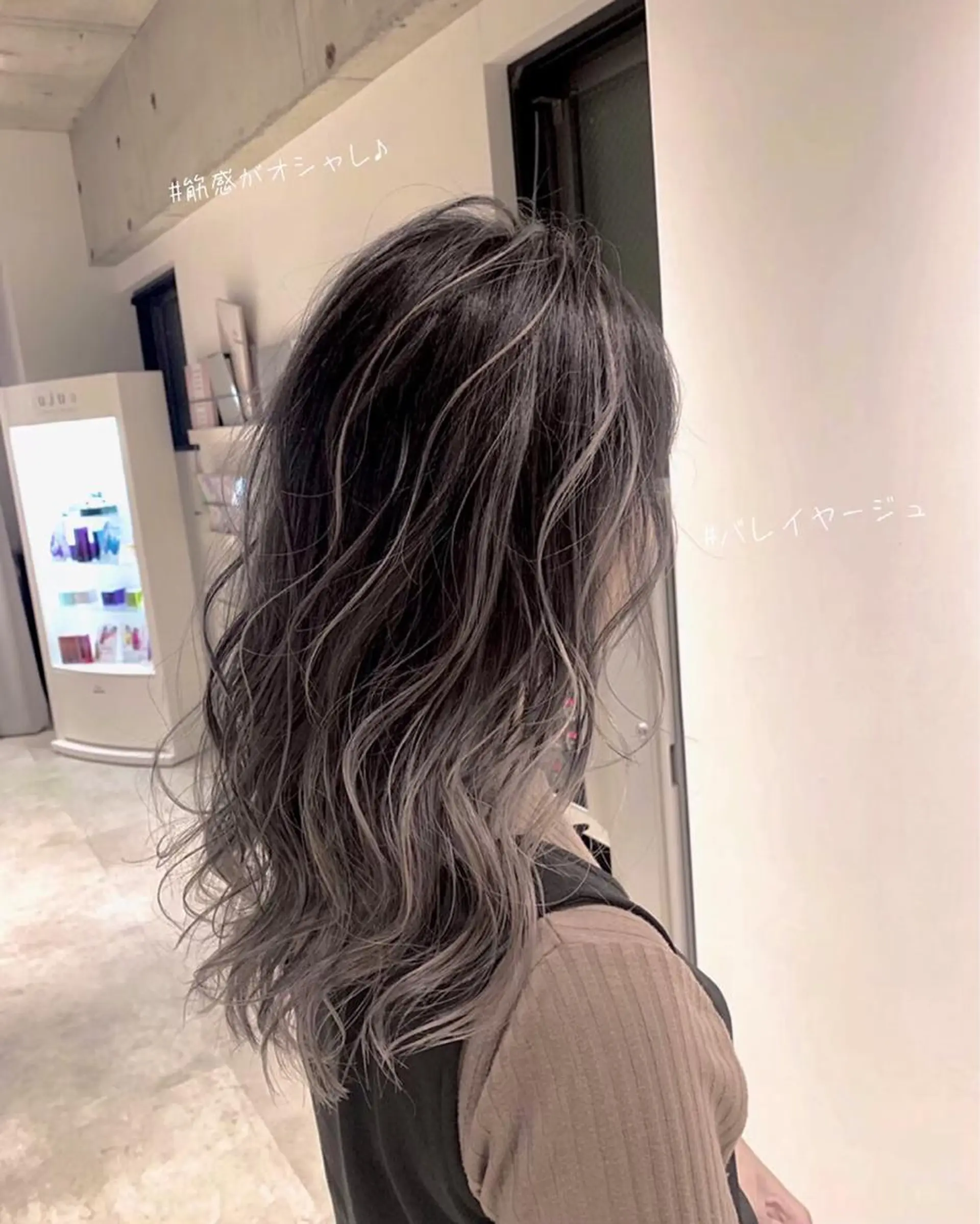 カラー 松戸　レイヤーカット 野口　康太郎のヘアスタイル