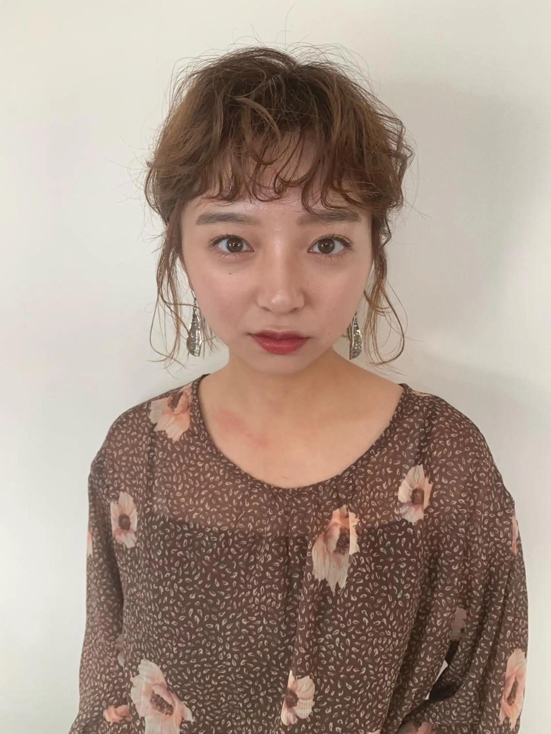 ミディアム ヘアアレンジ 馴染ませNo.1🧃 エクステ・アレンジのヘアスタイル