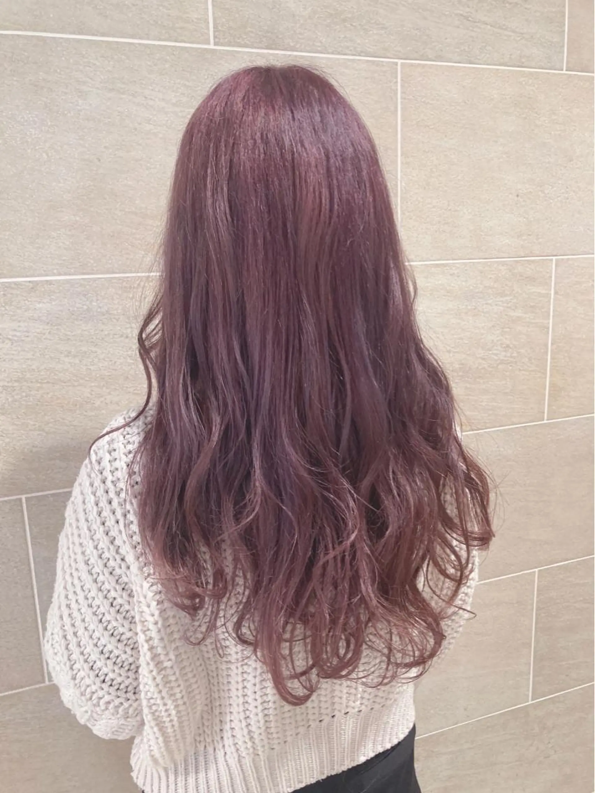 ロング カラー ヘアカラー トリートメント 宮原 佳苗のヘアスタイル
