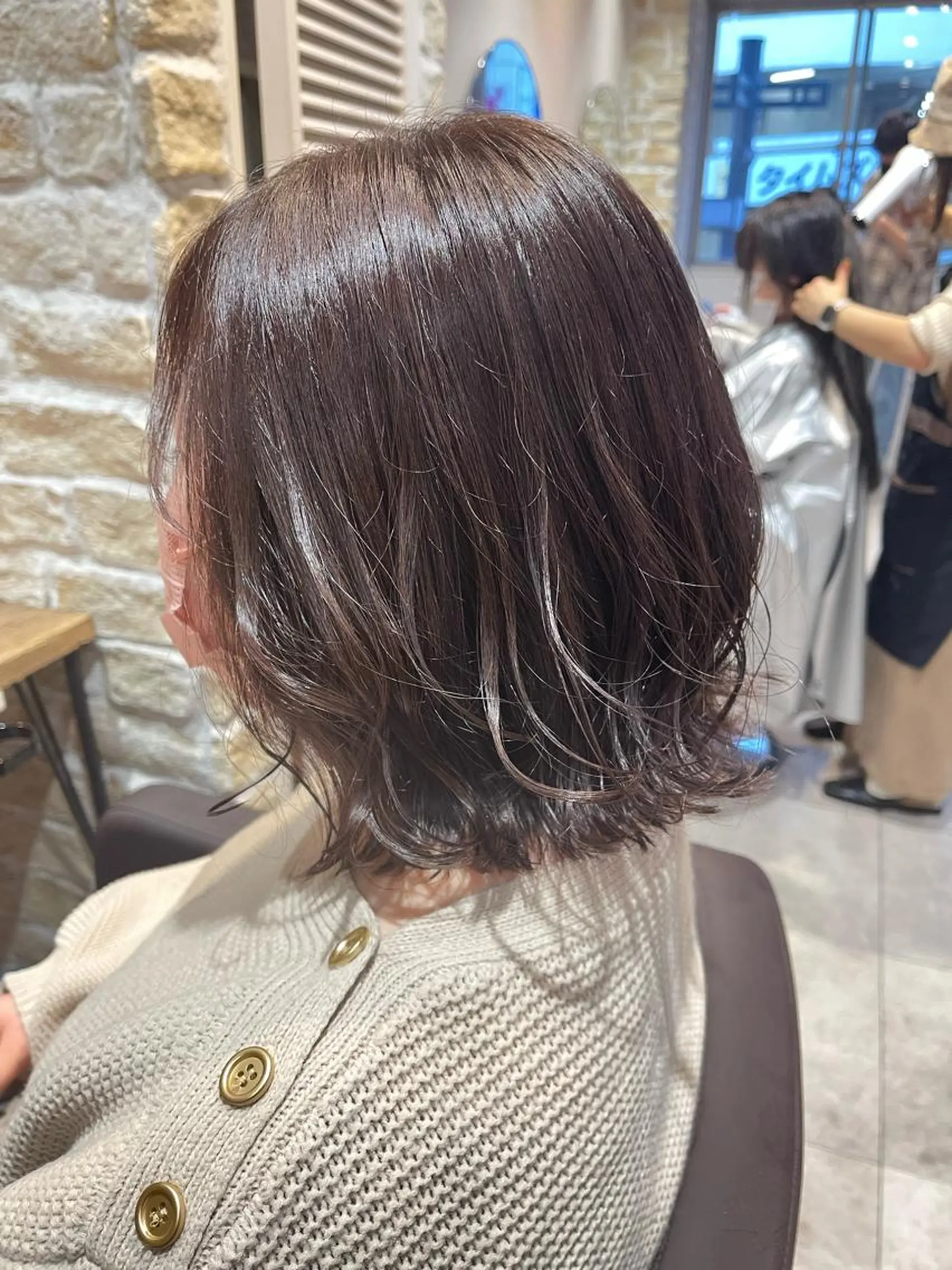 ミディアム ヘアカラー 髪質改善×艶髪　斉藤 勝のヘアスタイル