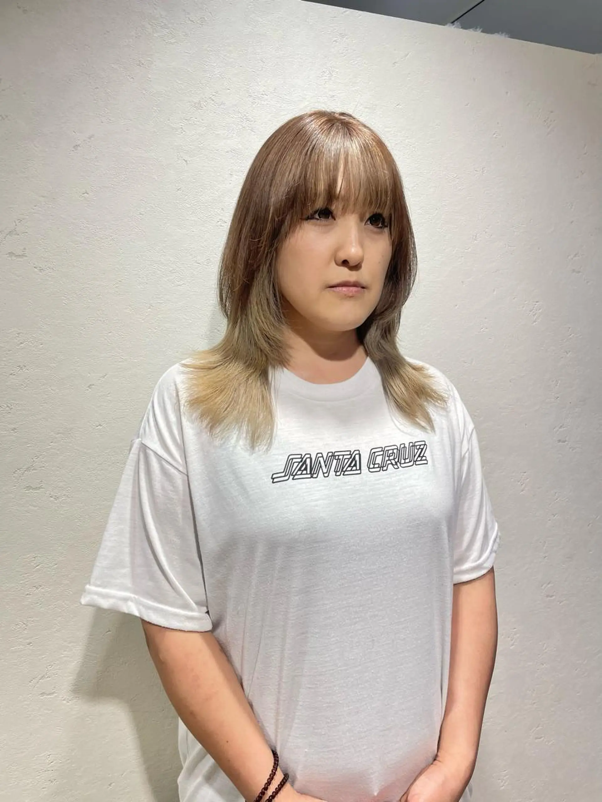 ロング ロング ウルフカット 前田 菜奈子のヘアスタイル