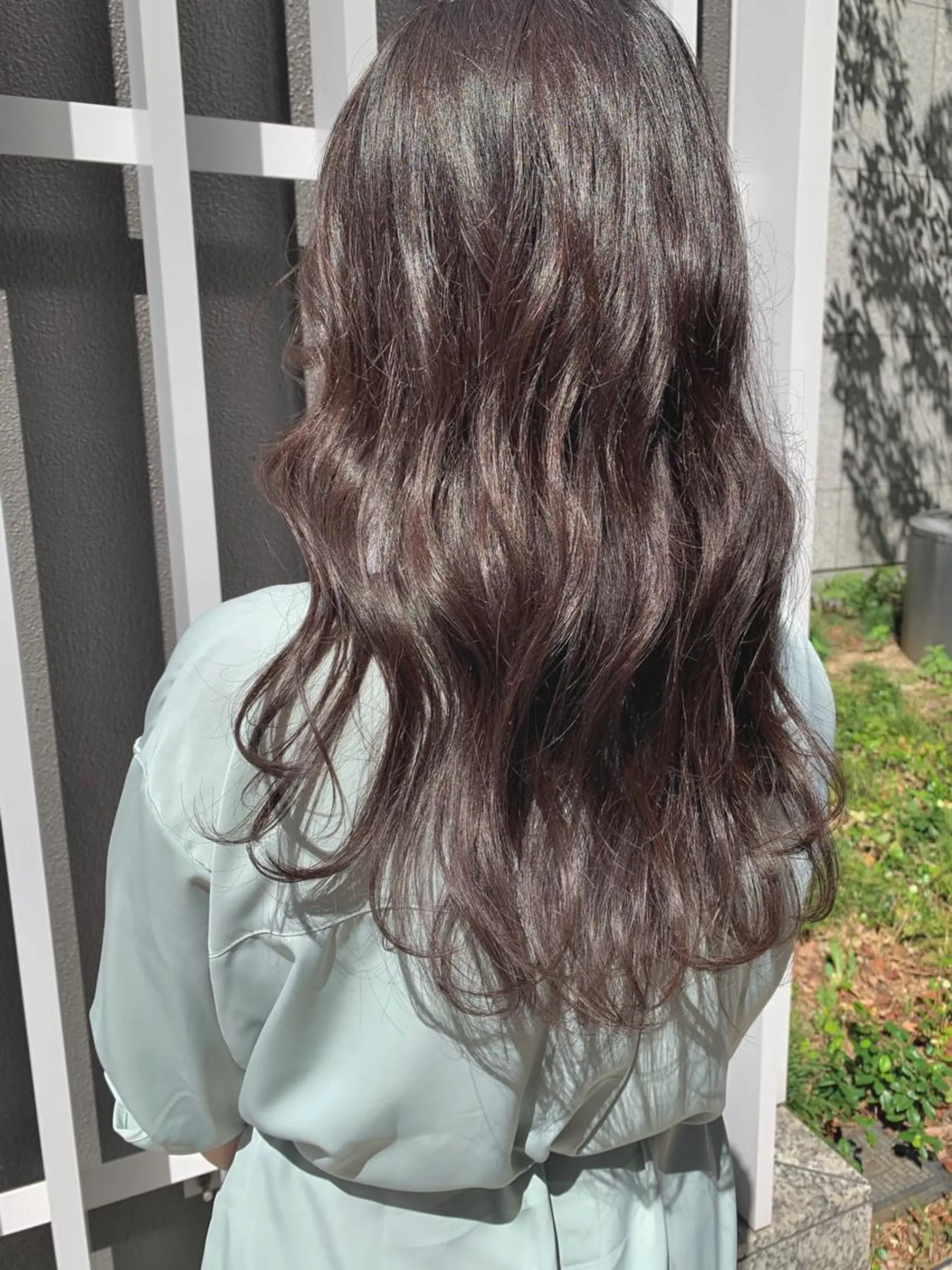 ロング カラー 肌に馴染む暗髪 梅田・増田のヘアスタイル