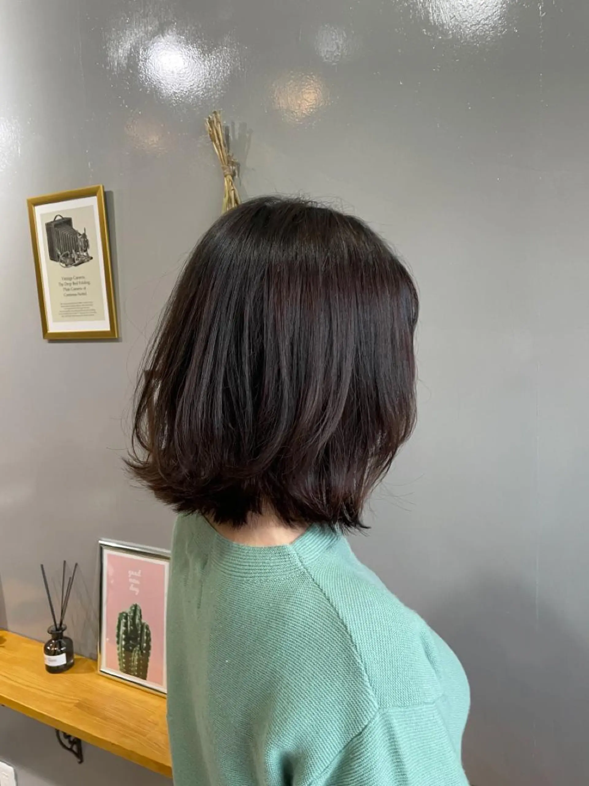 ミディアム 渡辺俊介 暗髪カラー /美髪矯正/髪質改善のヘアスタイル