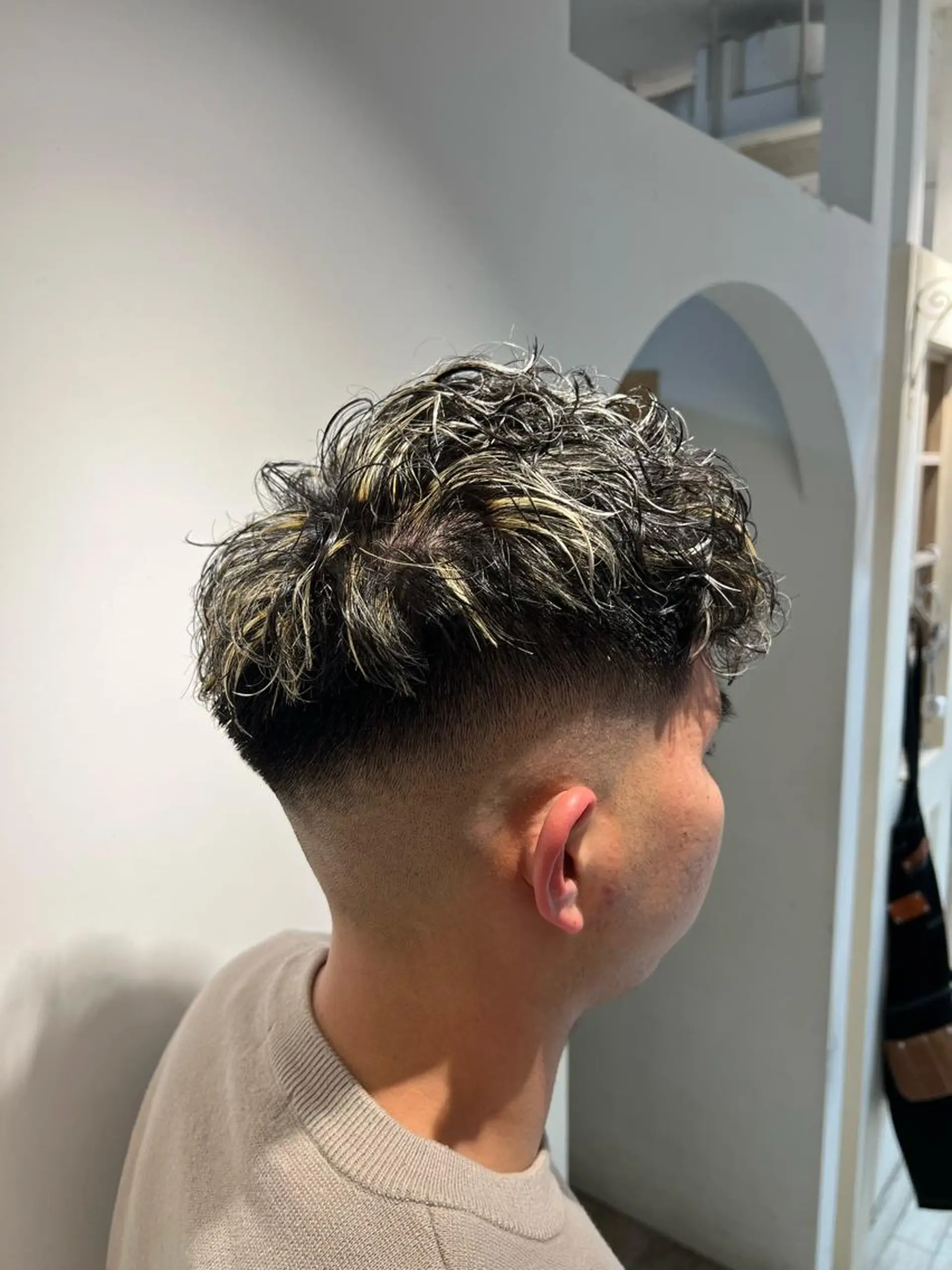 ショート カラー パーマ メンズ 💈men's💈 satoru中目黒のヘアスタイル