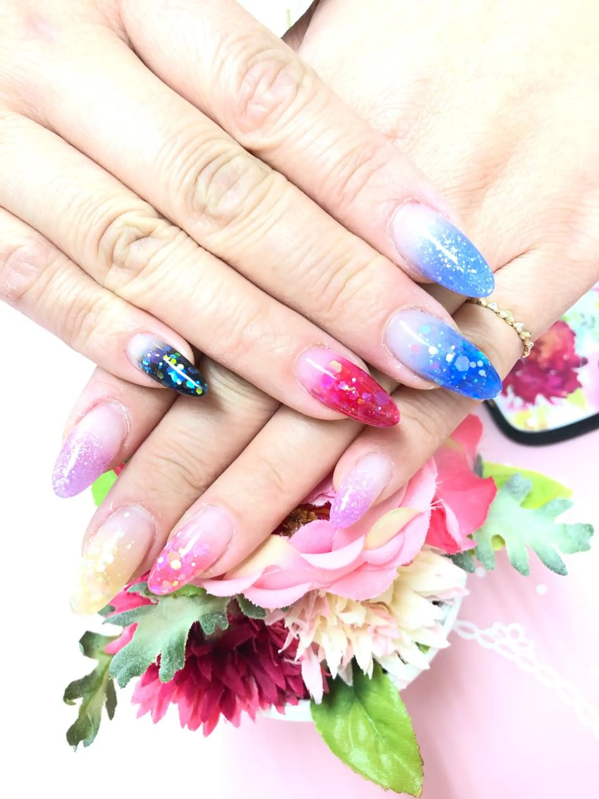 ネイル スカルプネイル ユリシスネイル 担当近藤のネイルデザイン