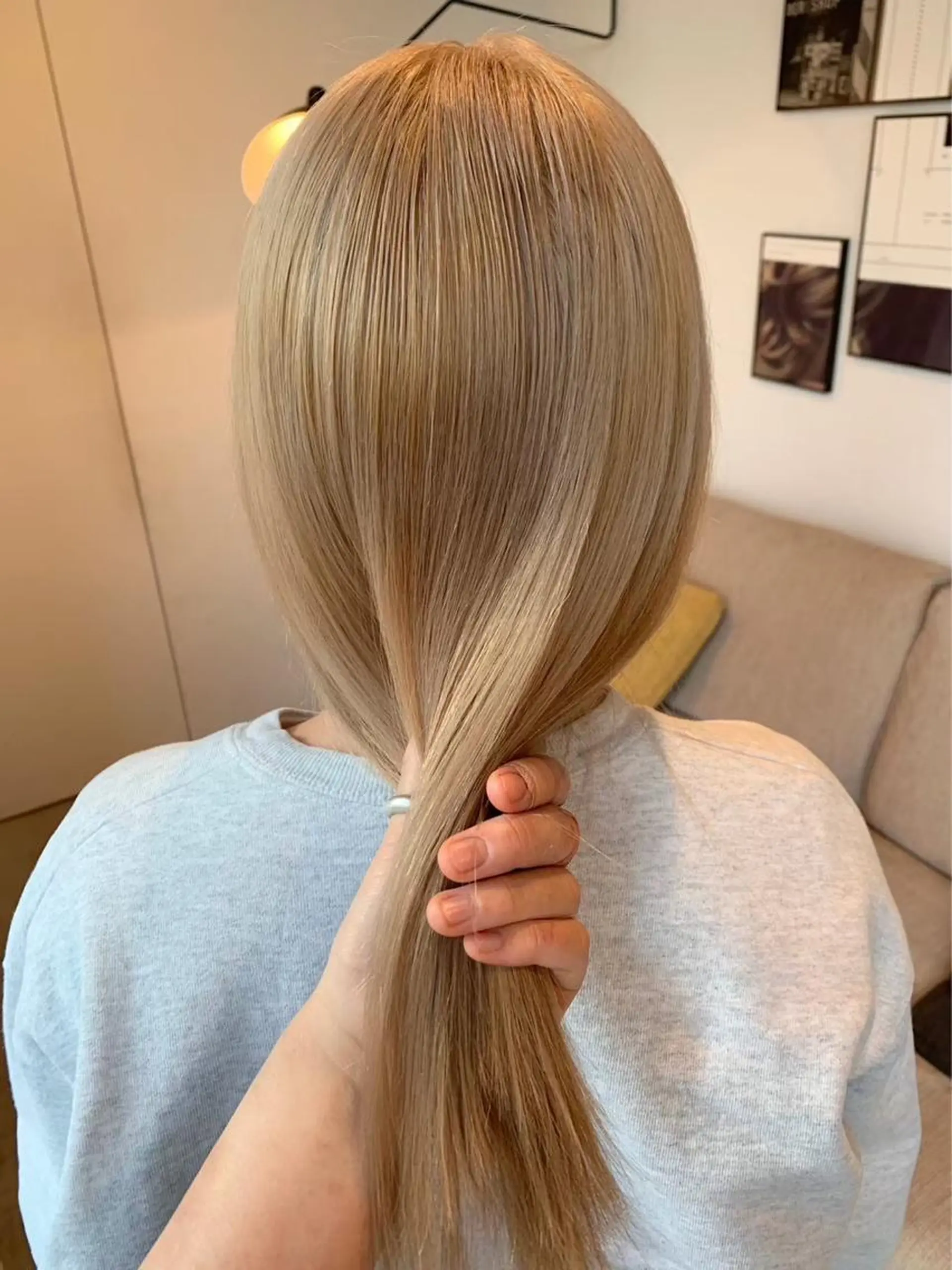 ロング 韓国風レイヤー/新潟 /小新/愛咲🎀のヘアスタイル