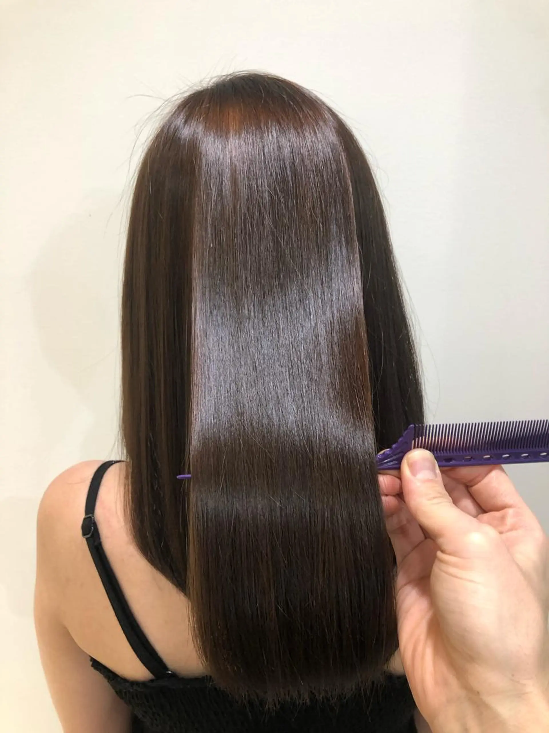 セミロング セミロングパーマ 髪質改善 縮毛矯正 トリートメント 酸熱トリートメント トリートメント コテ巻き風パーマ/ 髪質改善/河島恭平のヘアスタイル